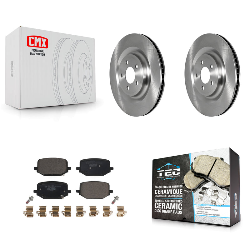 Transit Auto K8T-104016 Disc Brake Kit for 2020-2024 Ford Explorer, Ford Police Interceptor Utility, Lincoln Aviator - Rear product image