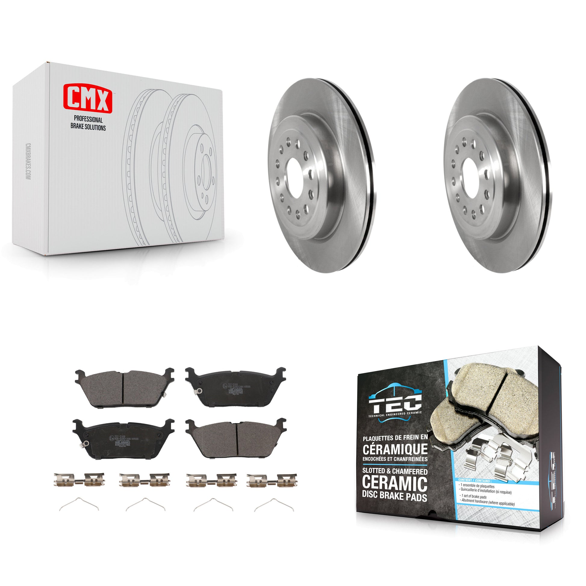 Transit Auto K8T-104017 Disc Brake Kit for 2019-2024 Ram 1500 - Rear product image