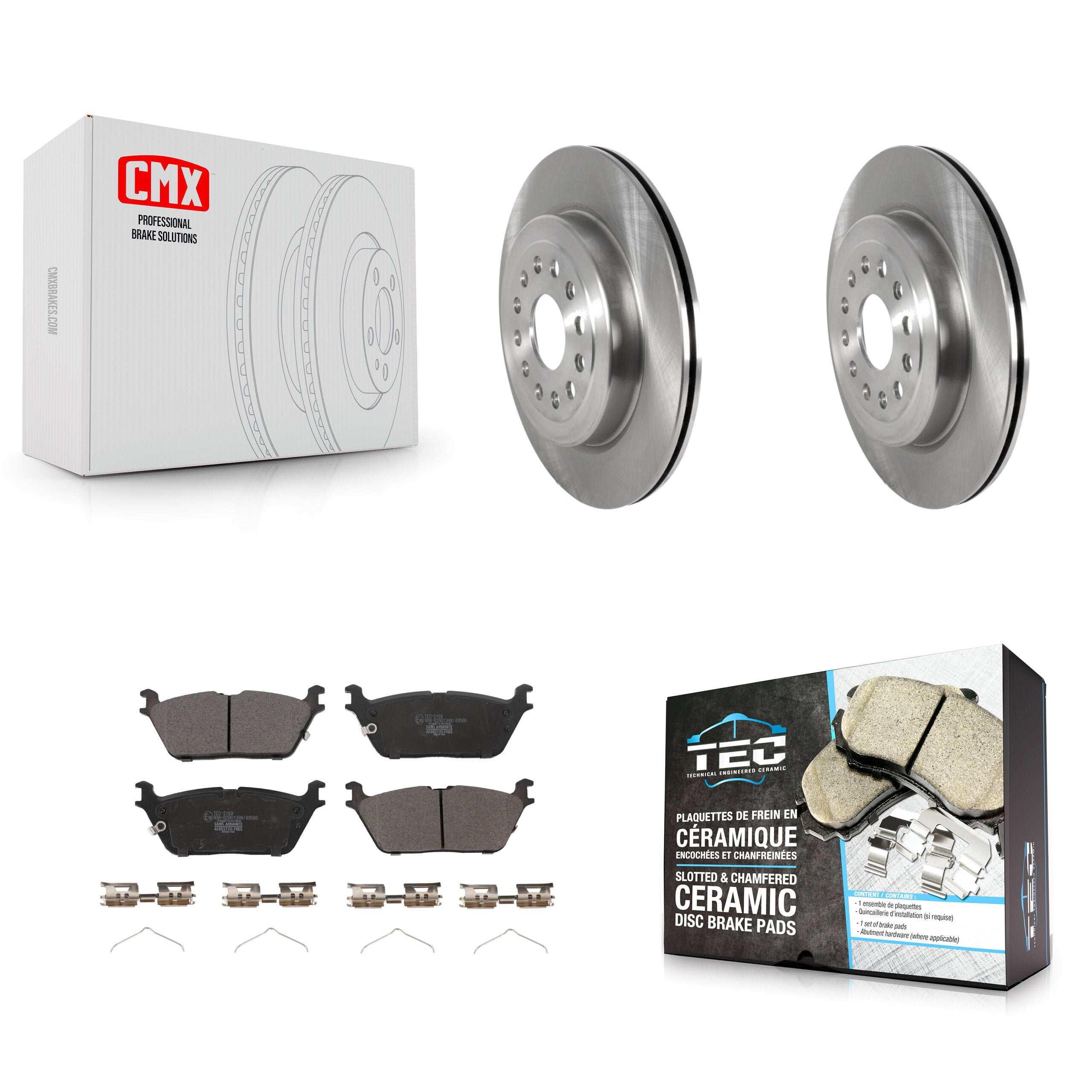 Transit Auto K8T-104017 Disc Brake Kit for 2019-2024 Ram 1500 - Rear product image