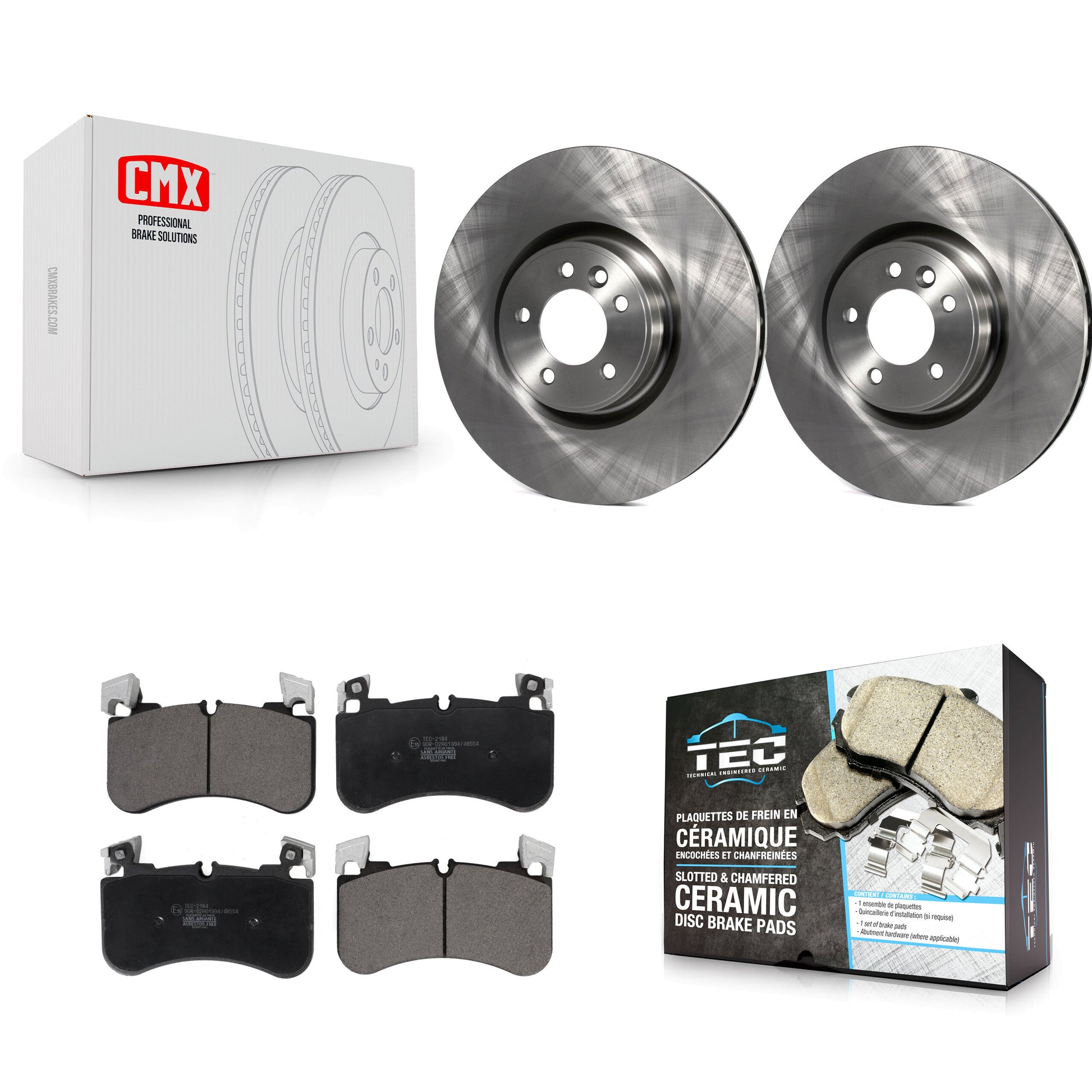 Transit Auto K8T-104032 Disc Brake Kit for 2018-2021 Land Rover Range Rover, Land Rover Range Rover Sport - Front product image