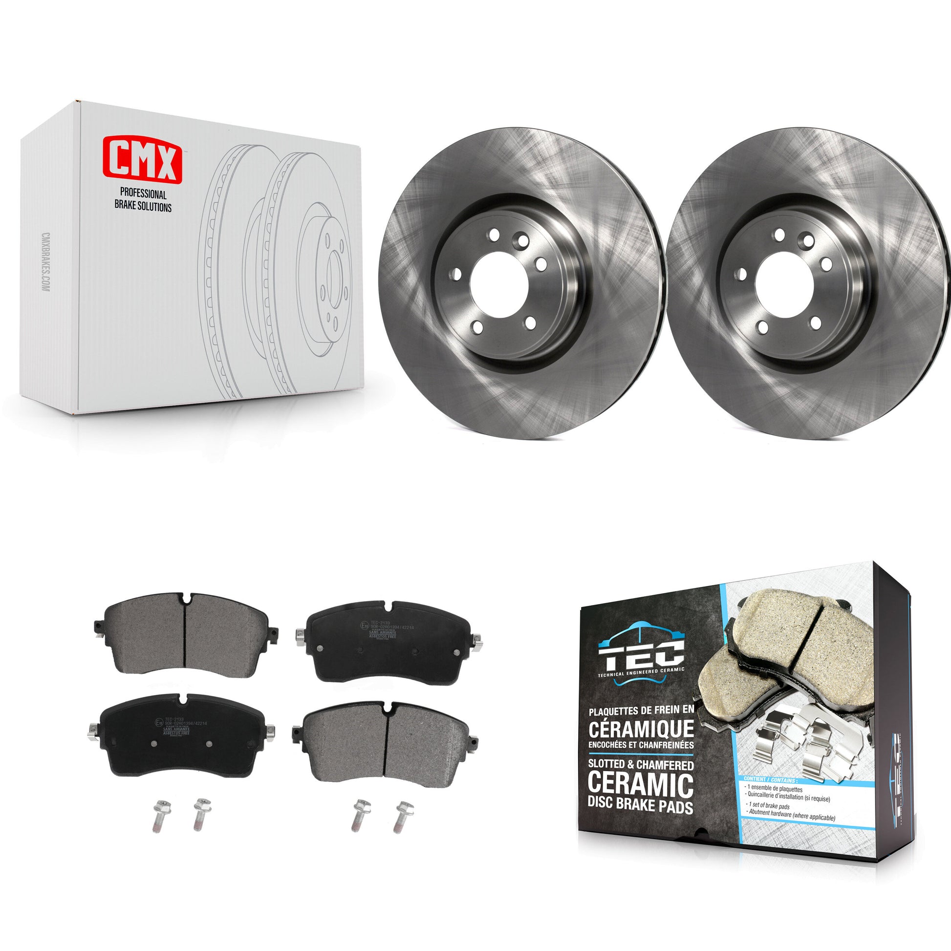 Transit Auto K8T-104034 Disc Brake Kit for 2022 Land Rover Defender 110, Land Rover Defender 90 - Front product image