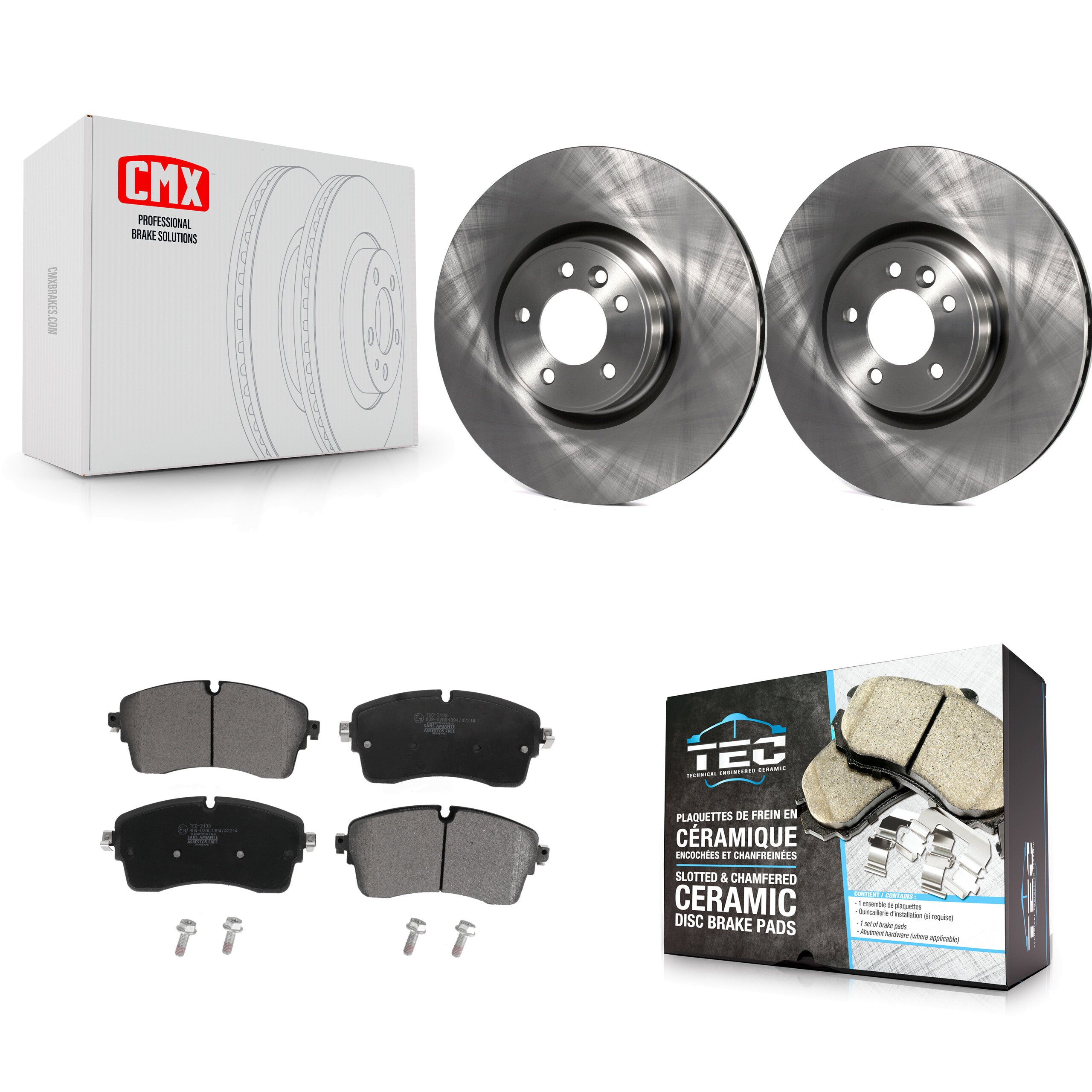 Transit Auto K8T-104034 Disc Brake Kit for 2022 Land Rover Defender 110, Land Rover Defender 90 - Front product image