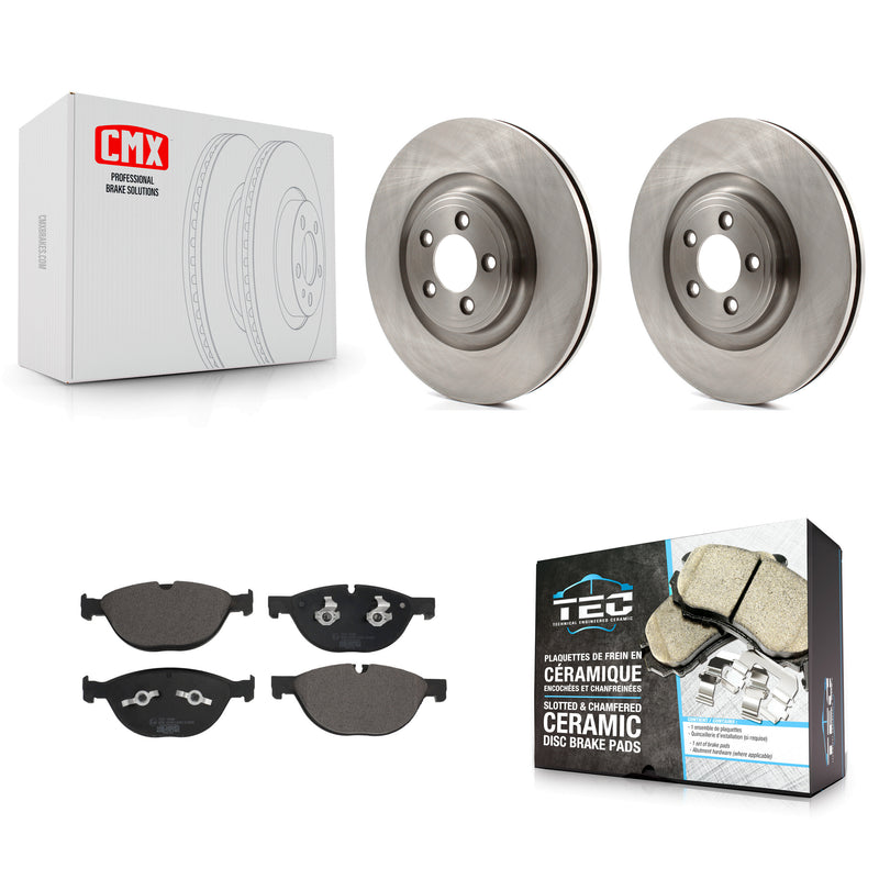 Transit Auto K8T-104036 Disc Brake Kit for 2010-2017 Jaguar XJ, Jaguar XF - Front product image
