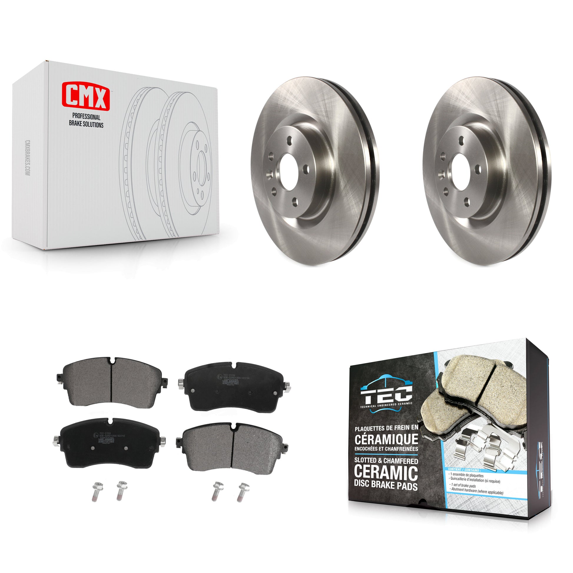 Transit Auto K8T-104042 Disc Brake Kit for 2018-2020 Jaguar E-Pace - Front product image