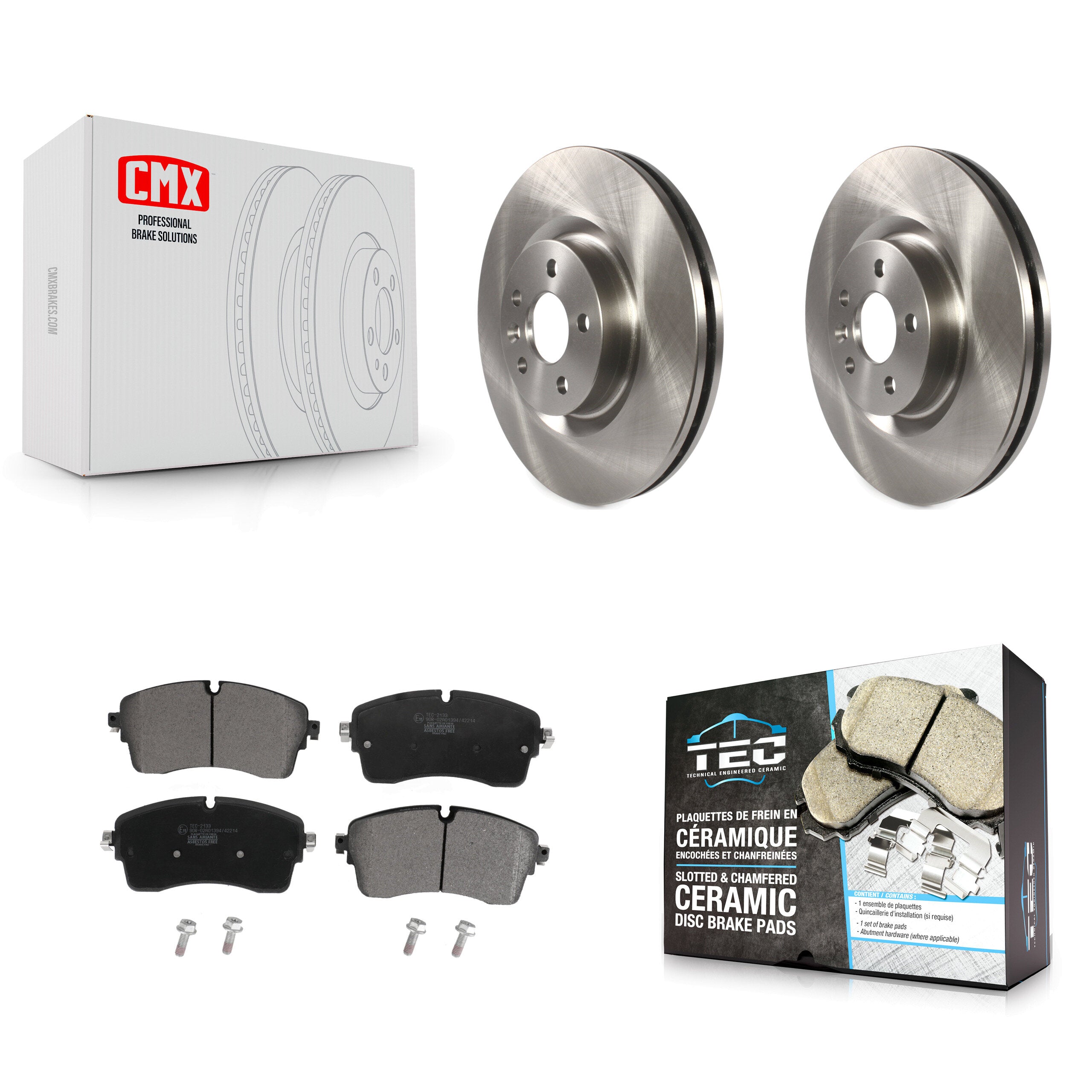 Transit Auto K8T-104042 Disc Brake Kit for 2018-2020 Jaguar E-Pace - Front product image