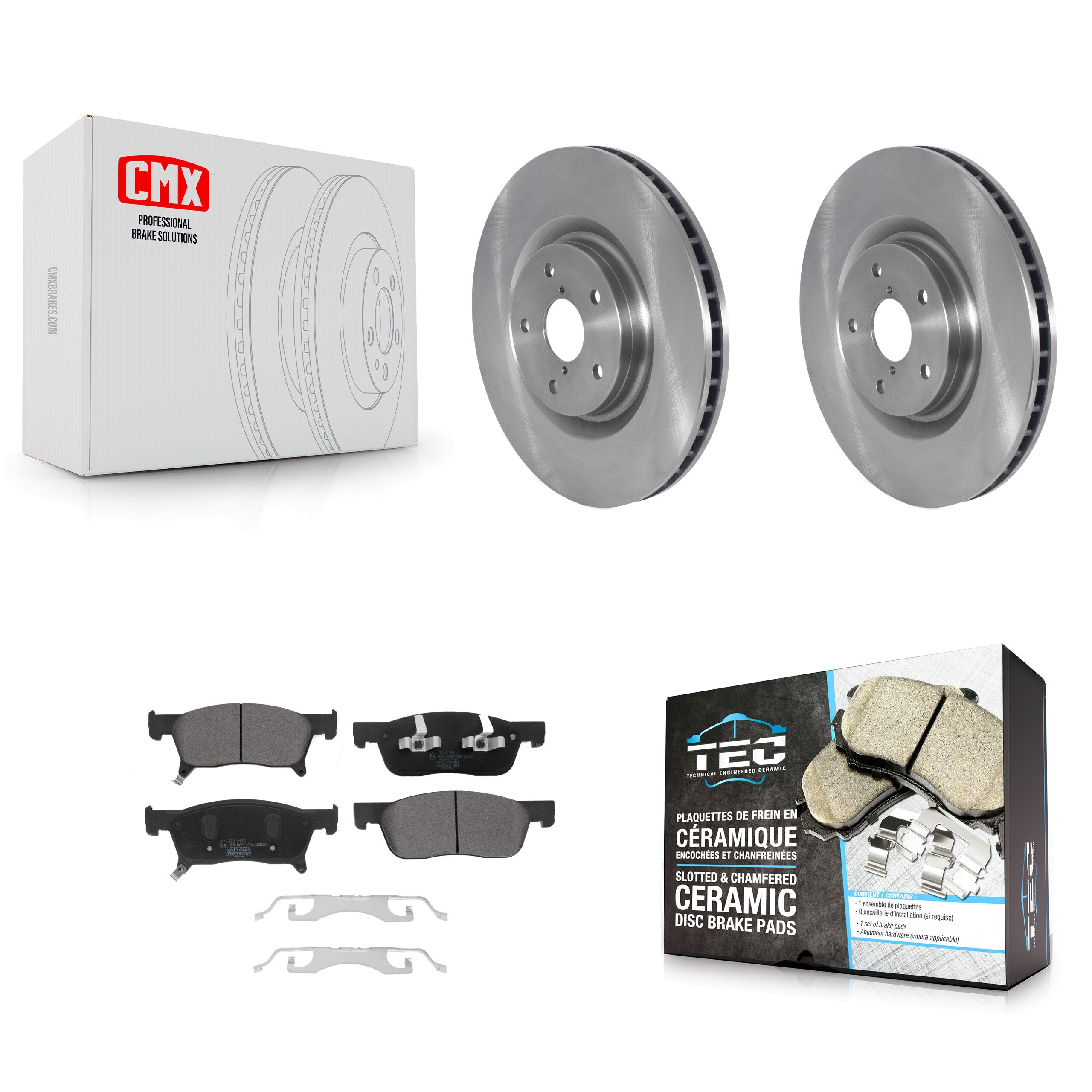 Transit Auto K8T-104045 Disc Brake Kit for 2019-2024 Subaru Ascent - Front product image