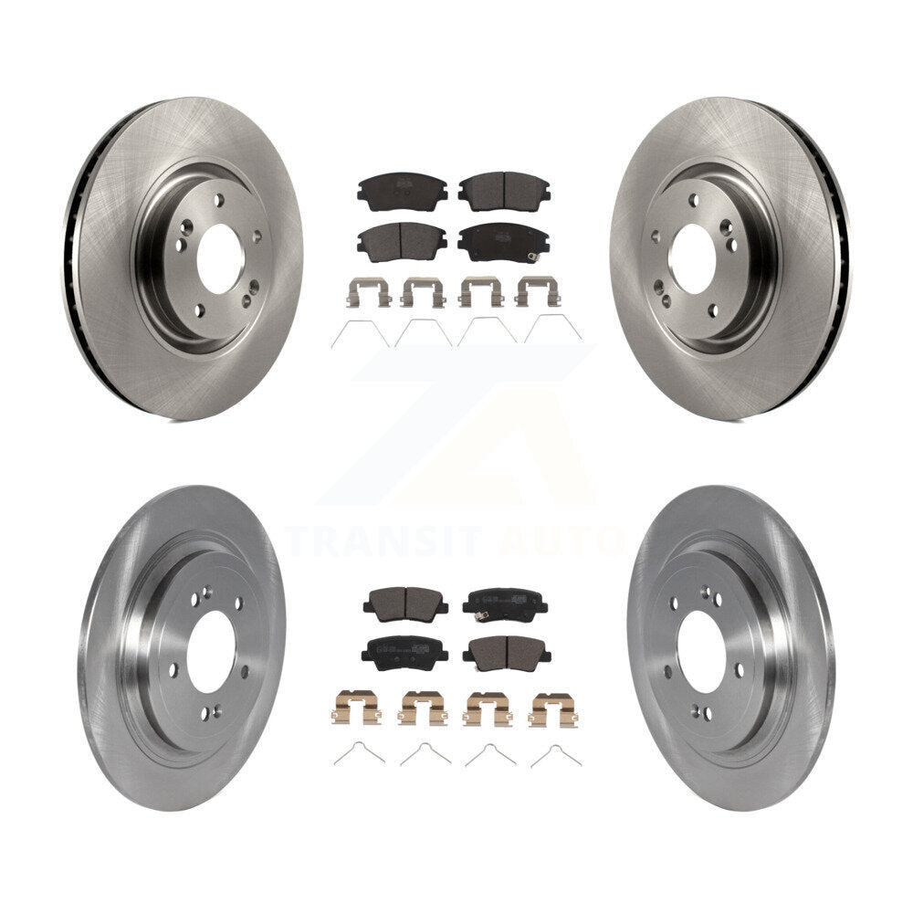 Transit Auto K8T-104049 Disc Brake Kit for 2017-2022 Kia Sportage - Front and Rear product image