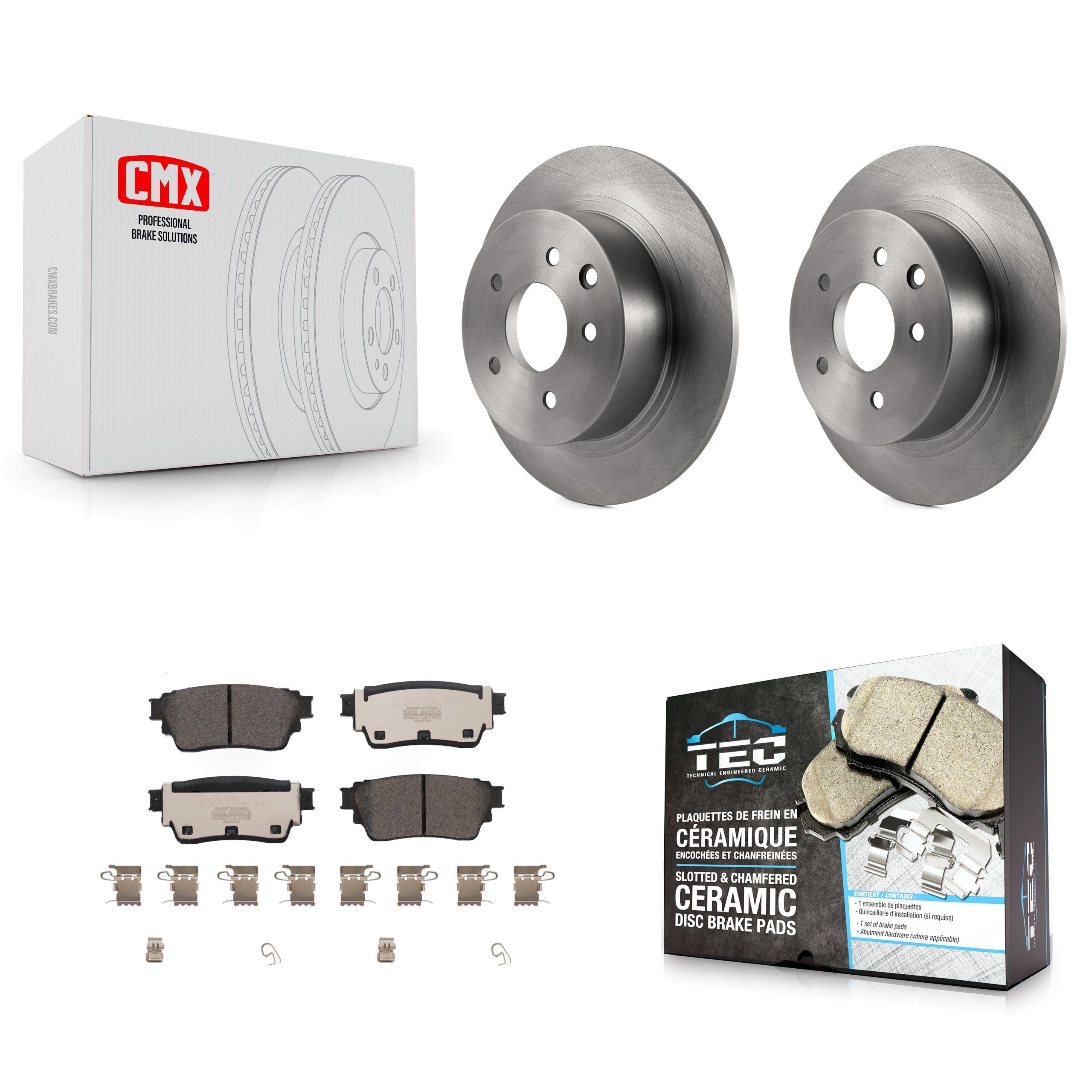 Transit Auto K8T-104069 Disc Brake Kit for 2019-2020 Nissan Altima - Rear product image