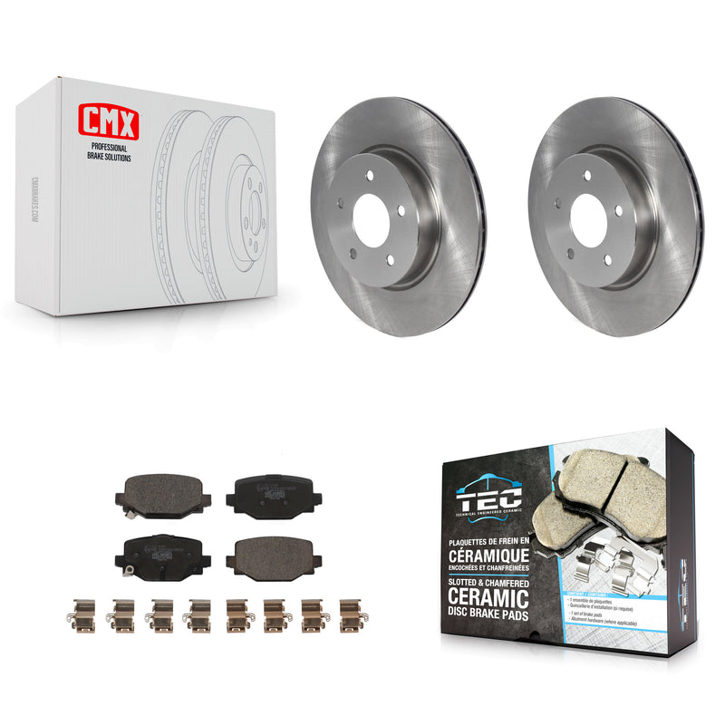 Transit Auto K8T-104073 Disc Brake Kit for 2019-2024 INFINITI QX55, INFINITI QX50 - Rear product image