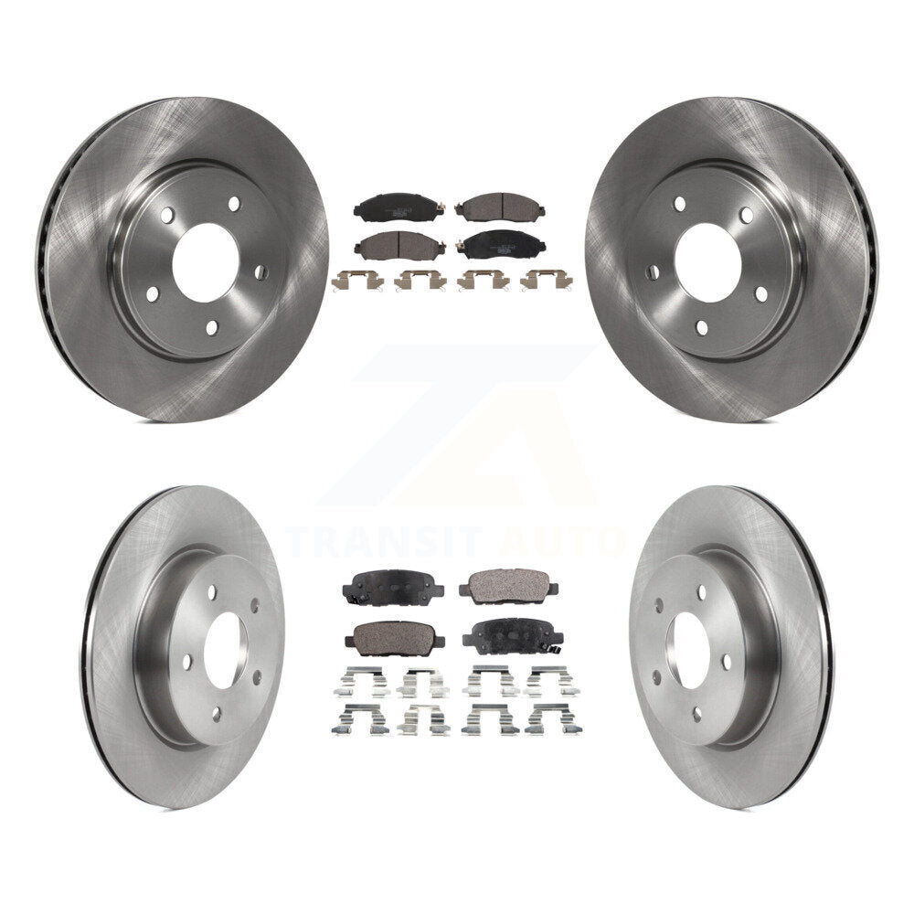 Transit Auto K8T-104082 Disc Brake Kit for 2018 Nissan LEAF - Front and Rear product image