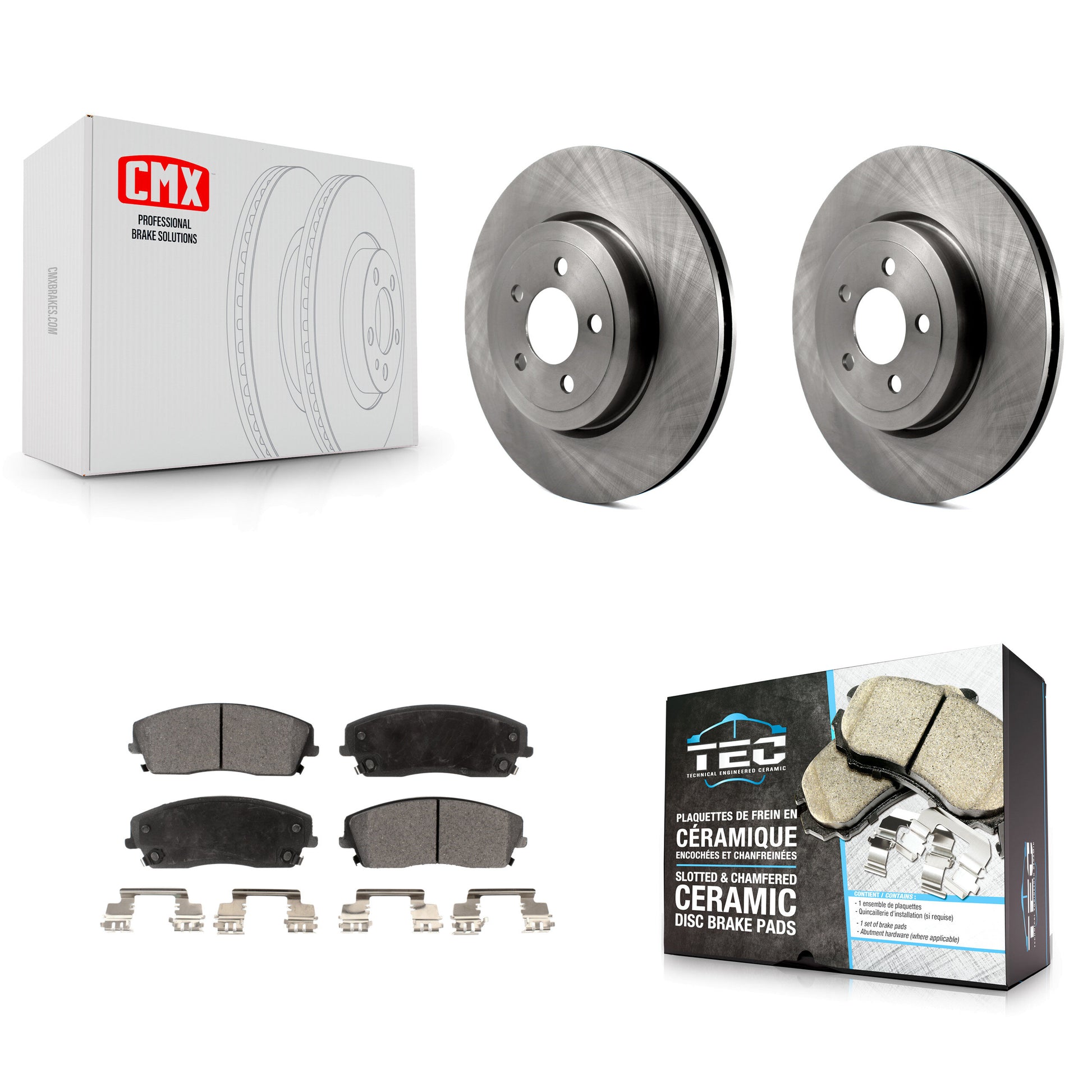 Transit Auto K8T-104086 Disc Brake Kit for 2015-2018 Dodge Charger - Front product image