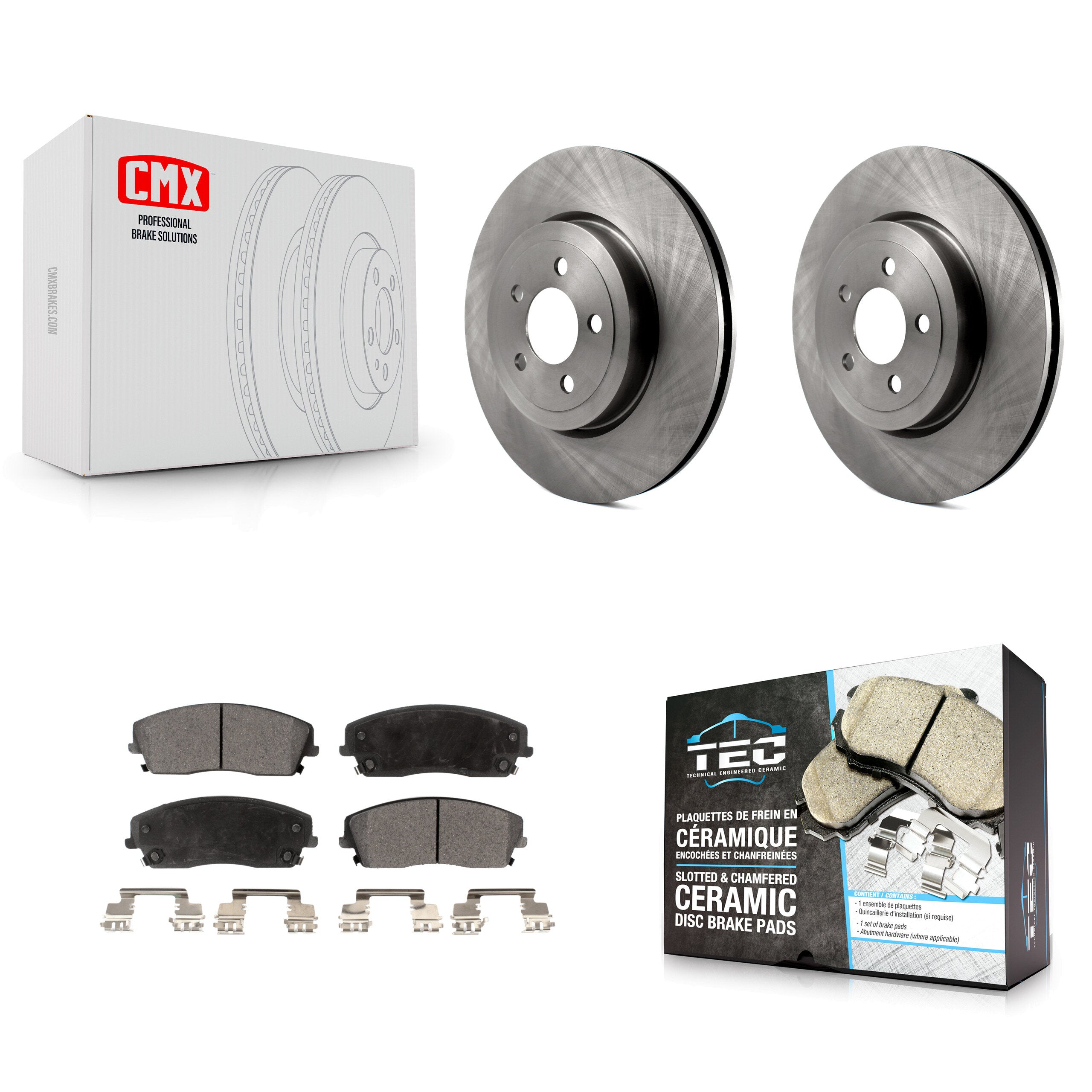 Transit Auto K8T-104086 Disc Brake Kit for 2015-2018 Dodge Charger - Front product image