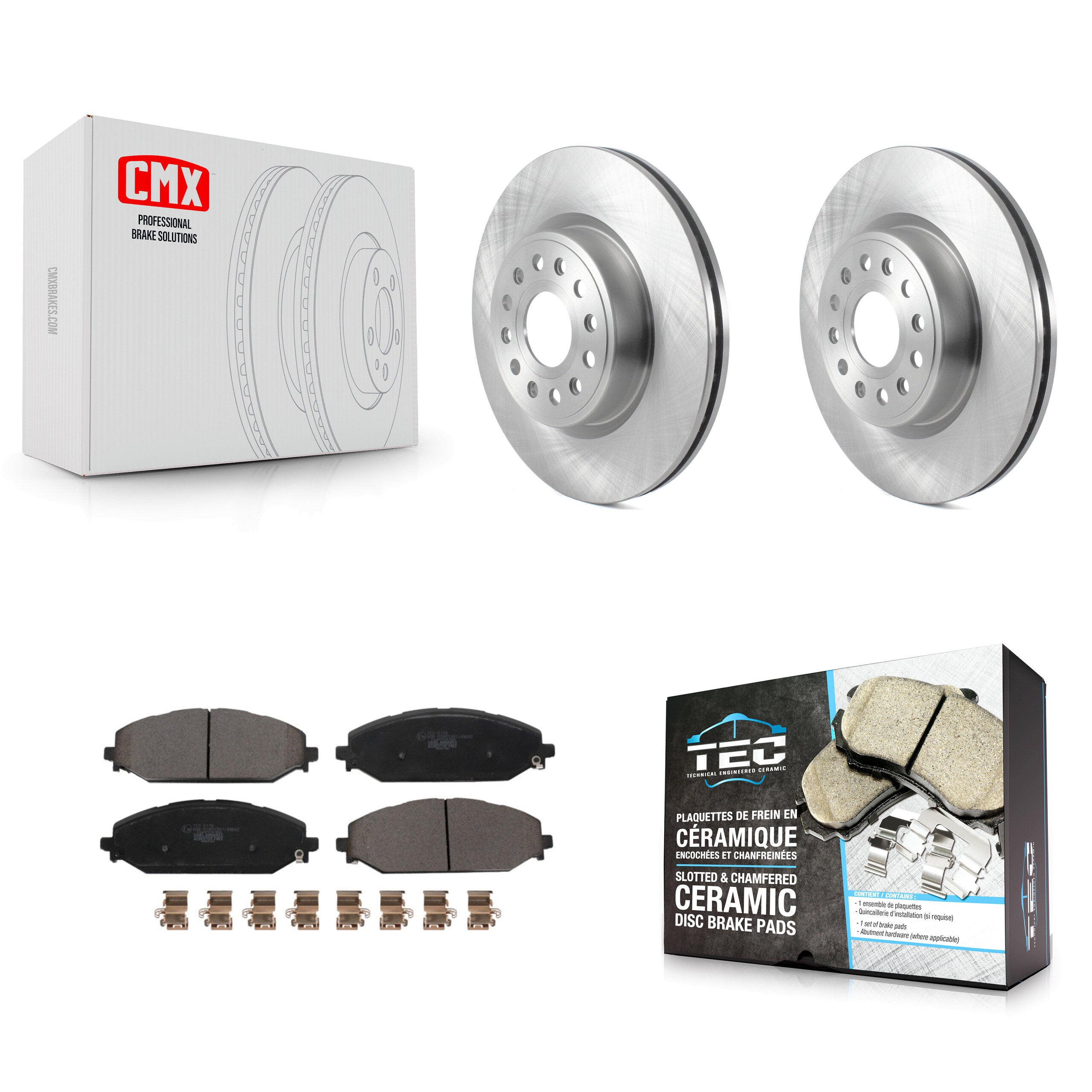 Transit Auto K8T-104088 Disc Brake Kit for 2019-2024 Ram 1500 - Front product image