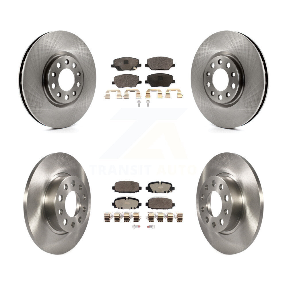 Transit Auto K8T-104096 Disc Brake Kit for 2018-2022 Jeep Compass - Front and Rear product image
