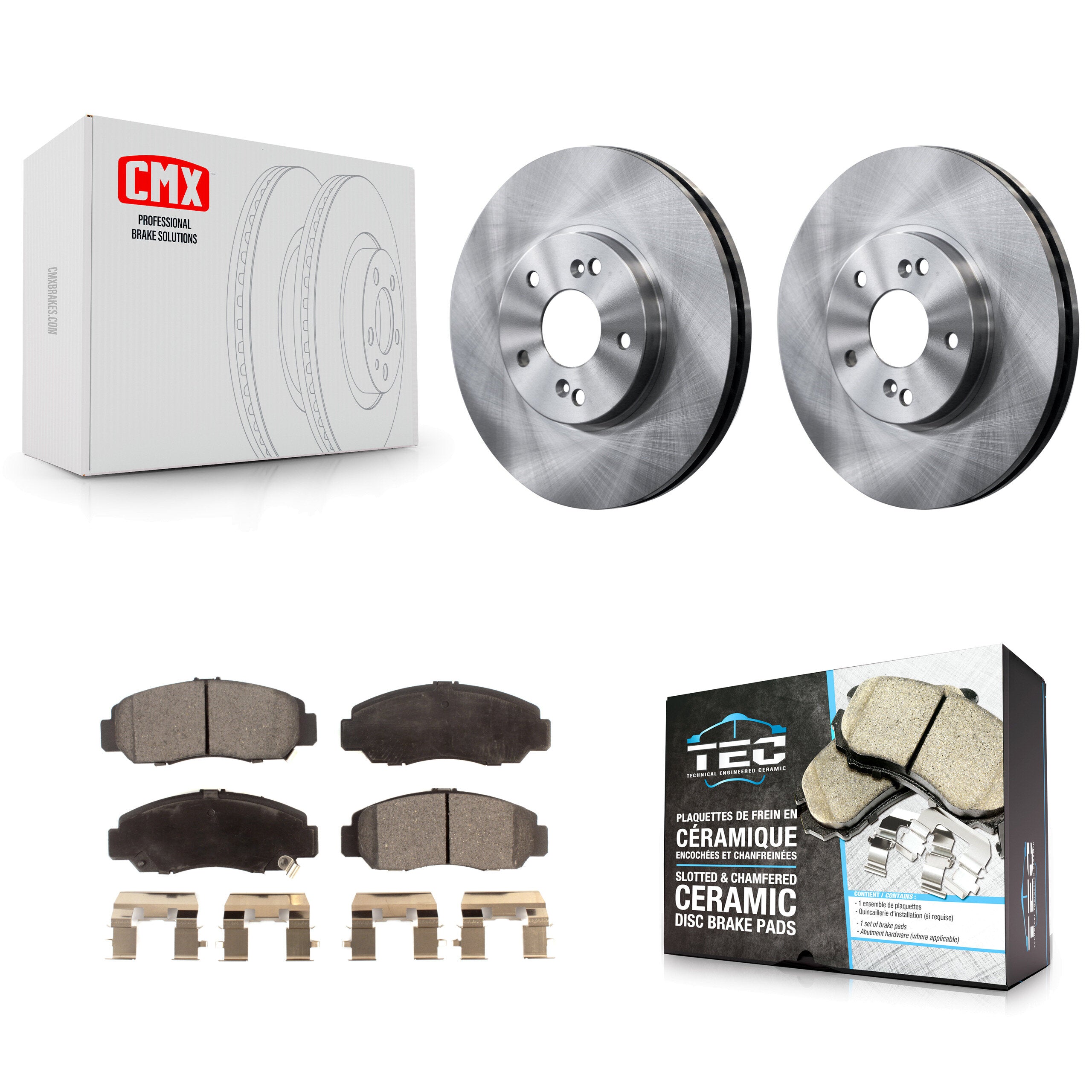 Transit Auto K8T-104104 Disc Brake Kit for 2005-2007 Honda Accord - Front product image