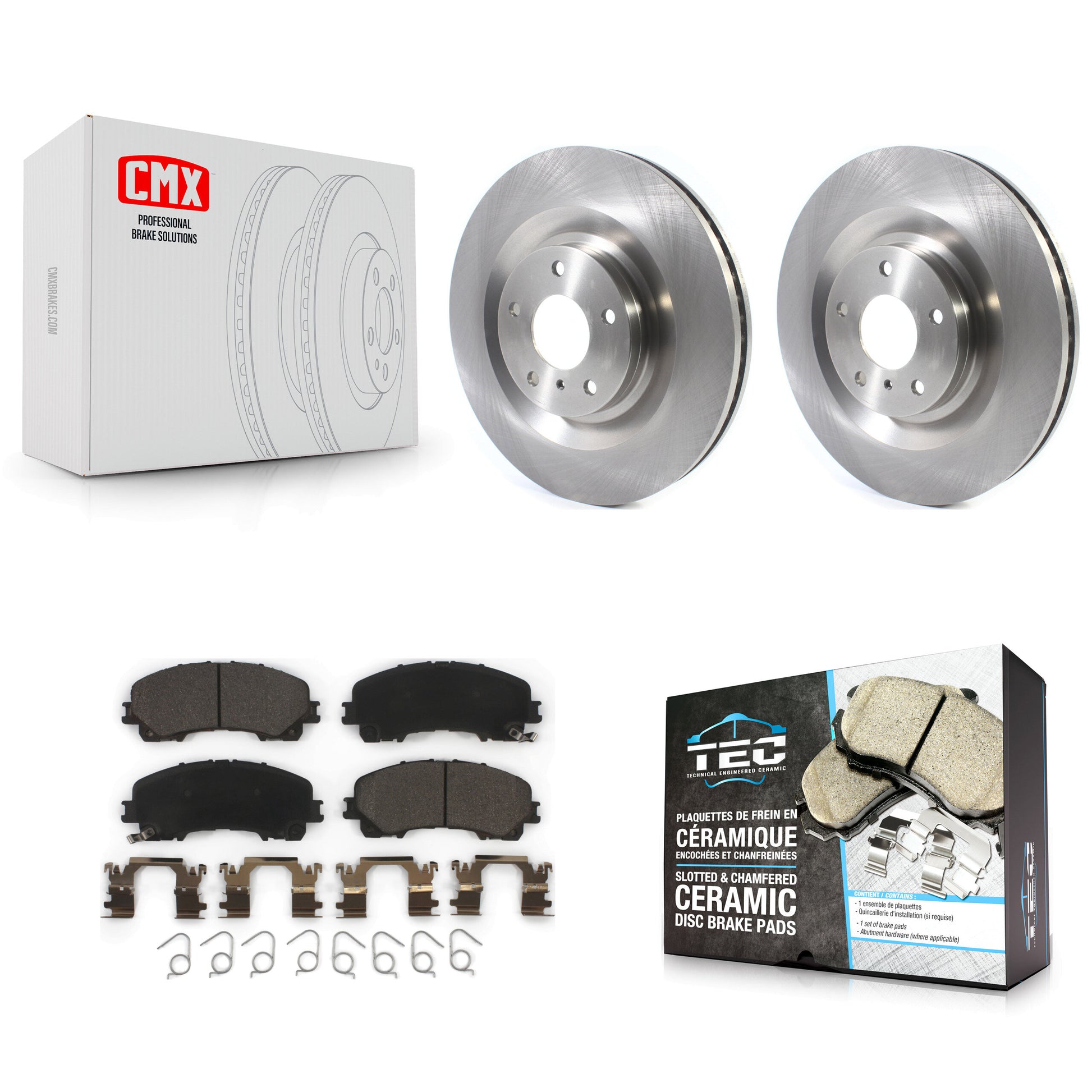 Transit Auto K8T-104107 Disc Brake Kit for 2019-2023 INFINITI QX55, INFINITI QX50 - Front product image