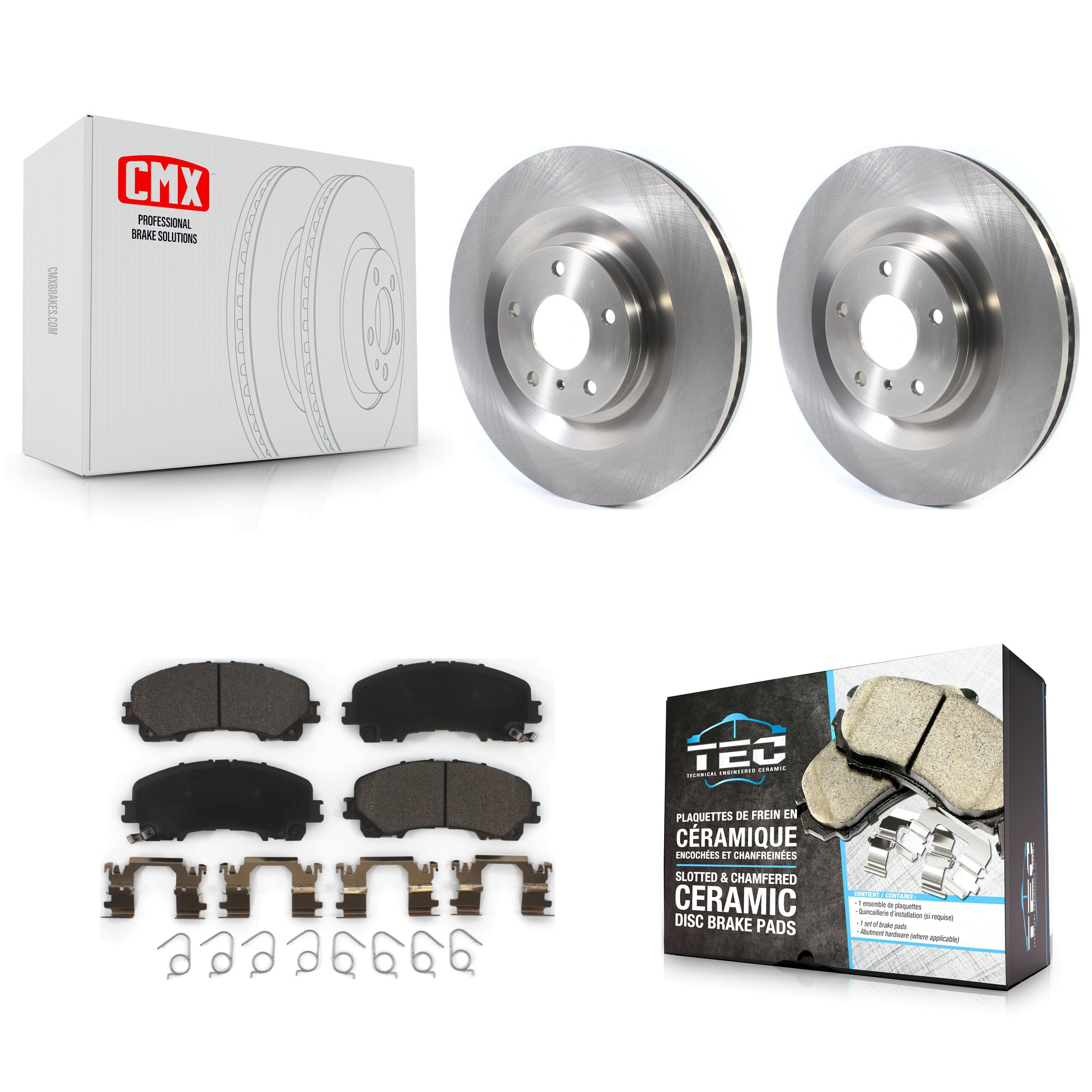 Transit Auto K8T-104107 Disc Brake Kit for 2019-2023 INFINITI QX55, INFINITI QX50 - Front product image
