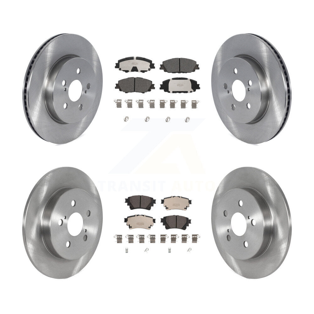 Transit Auto K8T-104121 Disc Brake Kit for 2019-2024 Toyota Corolla - Front and Rear product image