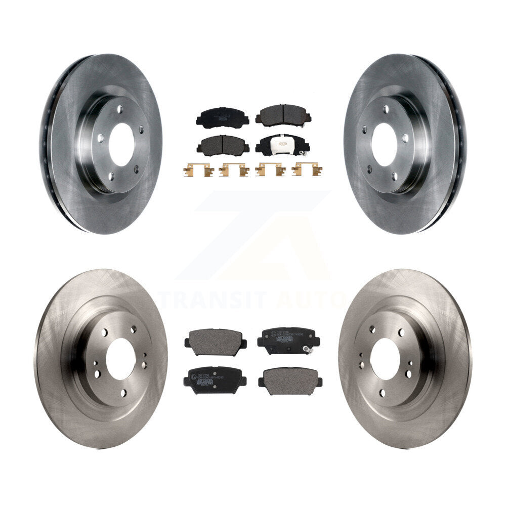 Transit Auto K8T-104124 Disc Brake Kit for 2018-2022 Mitsubishi Eclipse Cross - Front and Rear product image