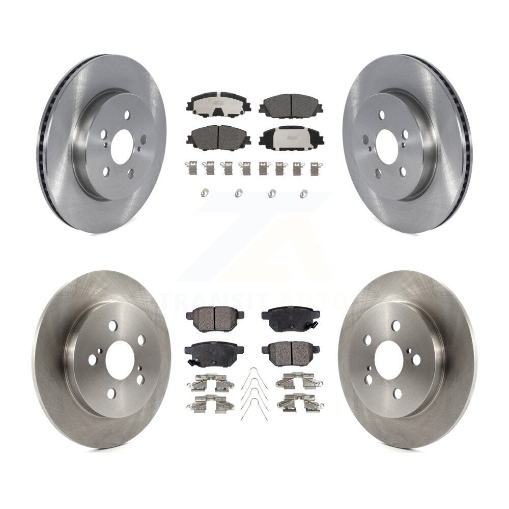 Transit Auto K8T-104125 Disc Brake Kit for 2020-2022 Toyota Corolla, Toyota Prius Prime - Front and Rear product image