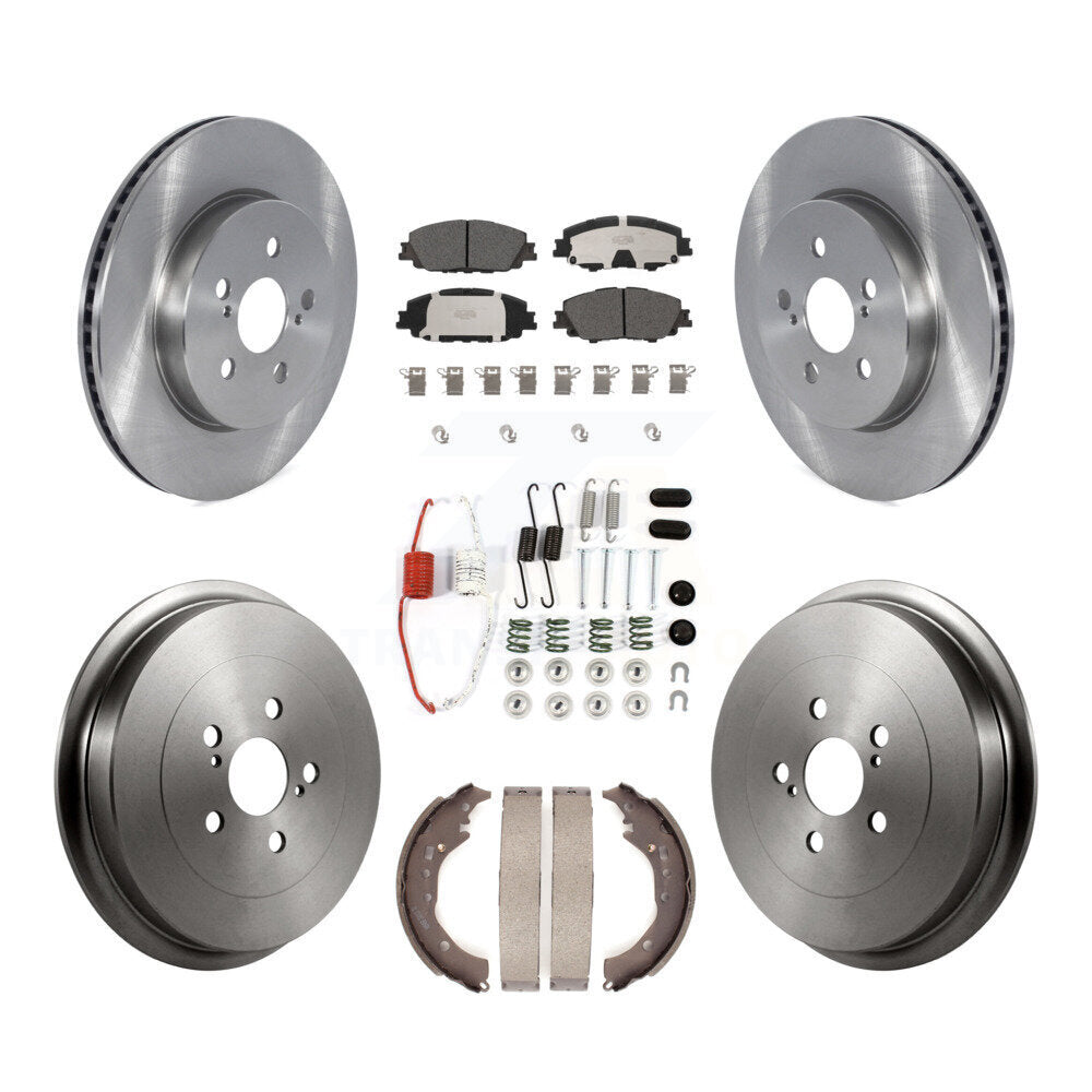 Transit Auto K8T-104129 Disc Brake Kit for 2019 Toyota Corolla - Front and Rear product image