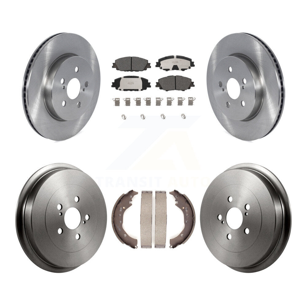 Transit Auto K8T-104130 Disc Brake Kit for 2019 Toyota Corolla - Front and Rear product image