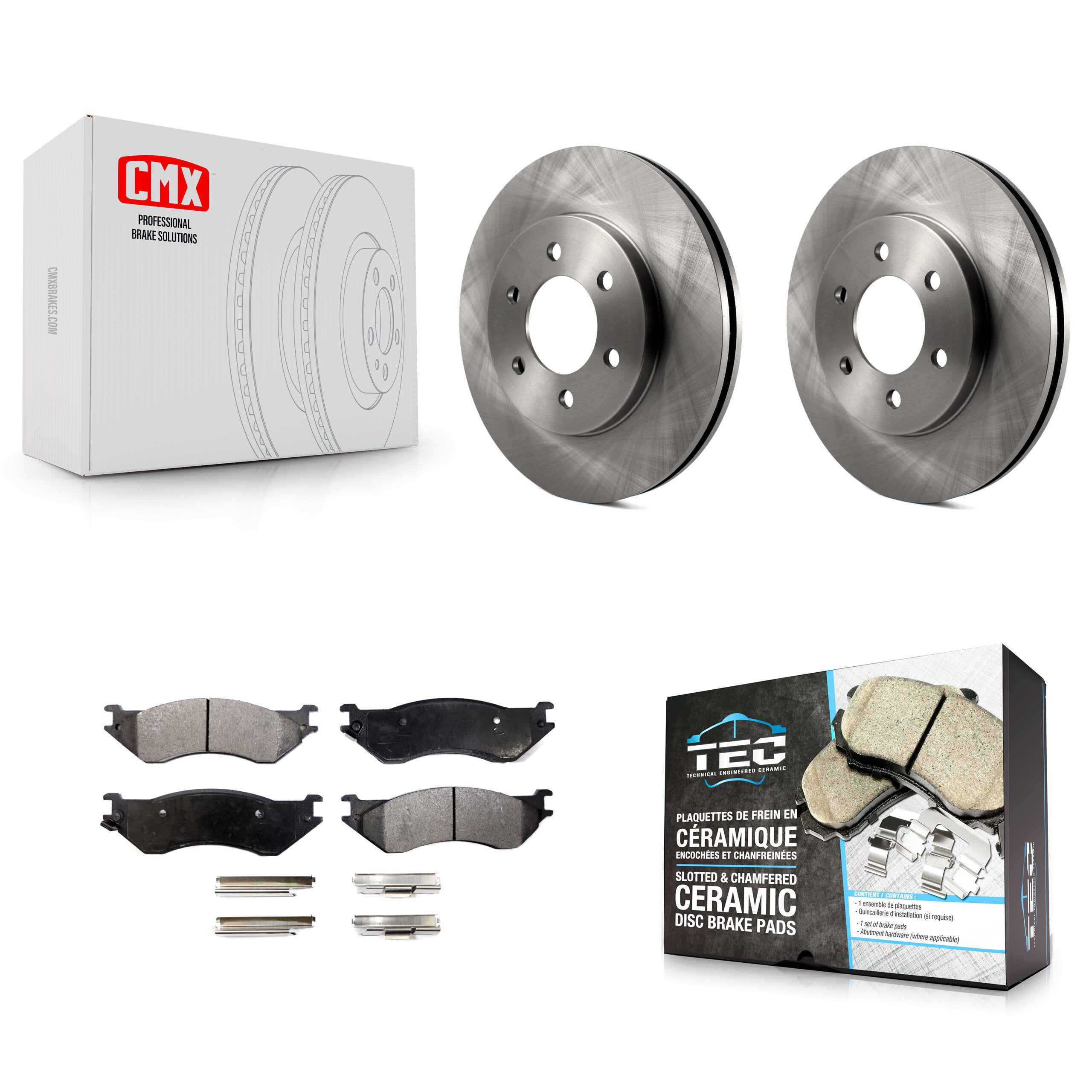 Transit Auto K8T-104138 Disc Brake Kit for 2002 Lincoln Navigator - Front product image
