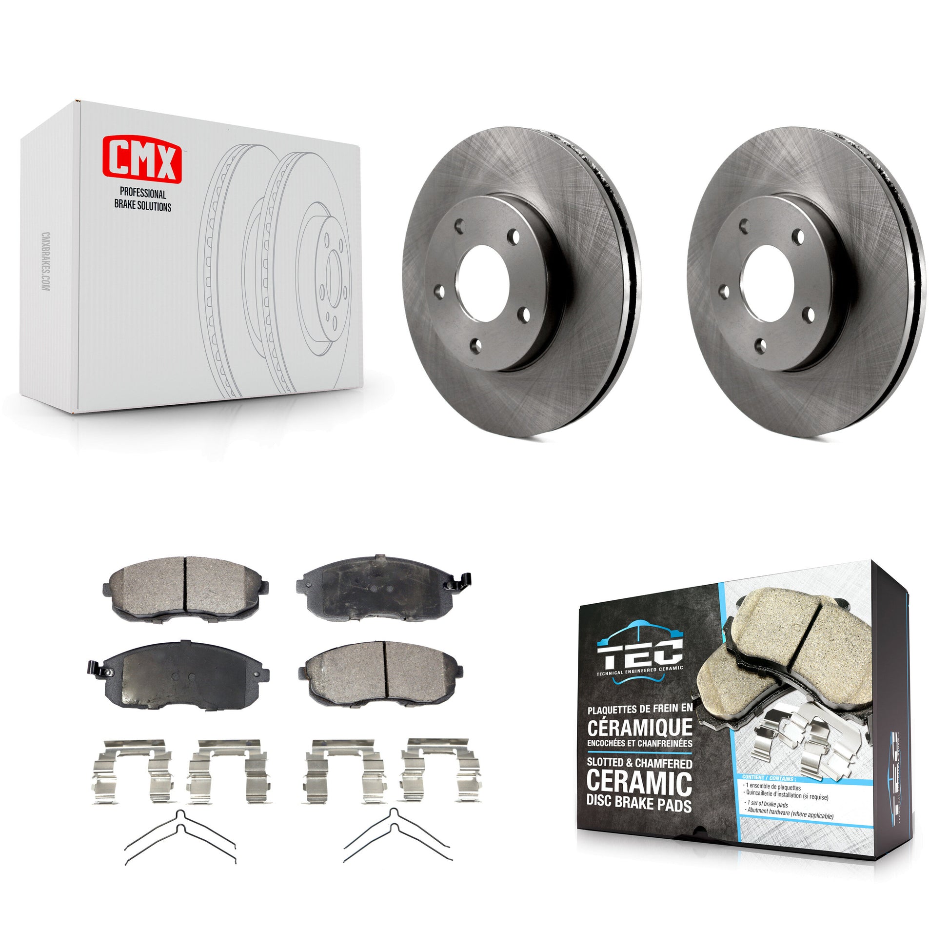 Transit Auto K8T-104145 Disc Brake Kit for 1999 Nissan Maxima - Front product image