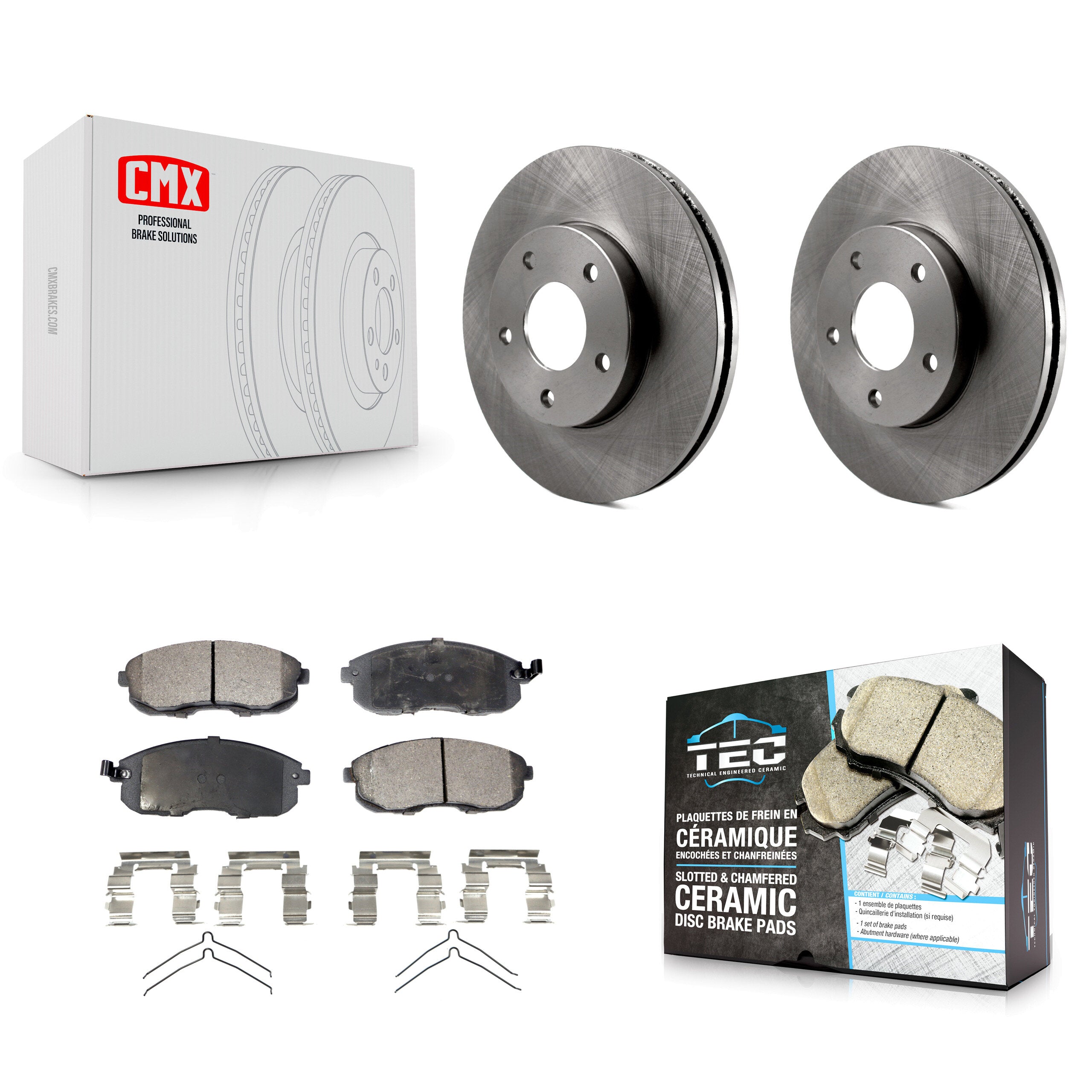 Transit Auto K8T-104145 Disc Brake Kit for 1999 Nissan Maxima - Front product image