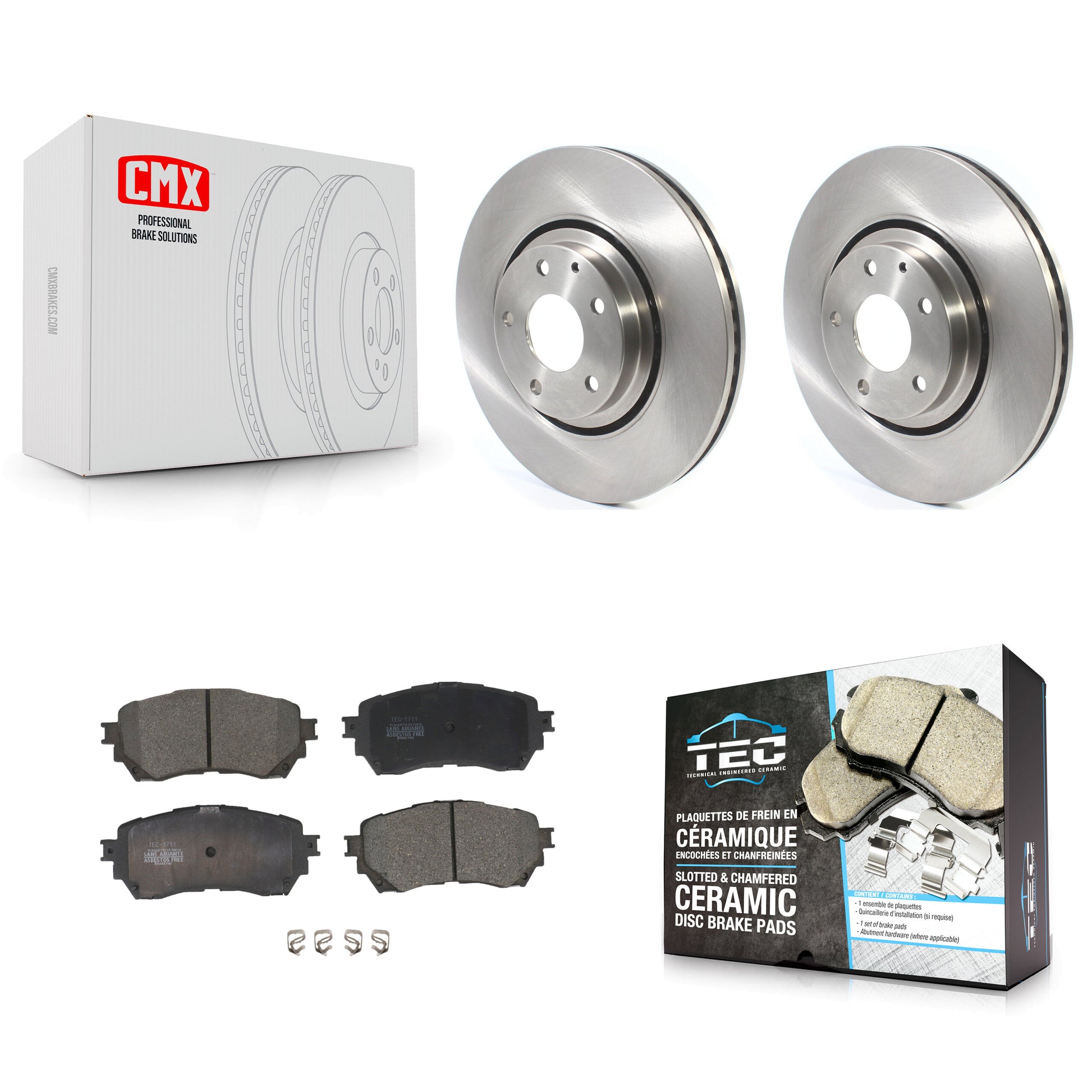Transit Auto K8T-104148 Disc Brake Kit for 2021 Mazda 6 - Front product image