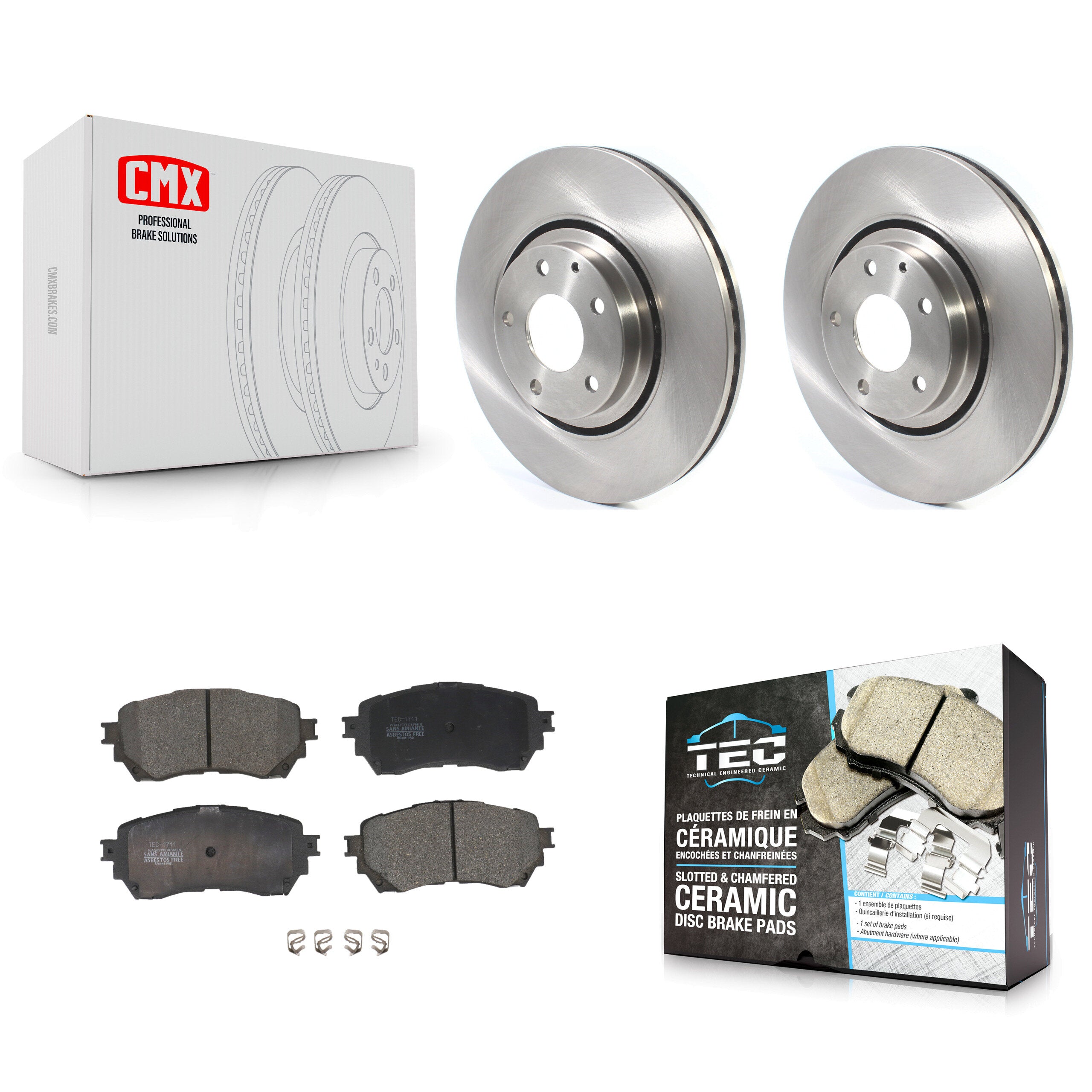 Transit Auto K8T-104148 Disc Brake Kit for 2021 Mazda 6 - Front product image
