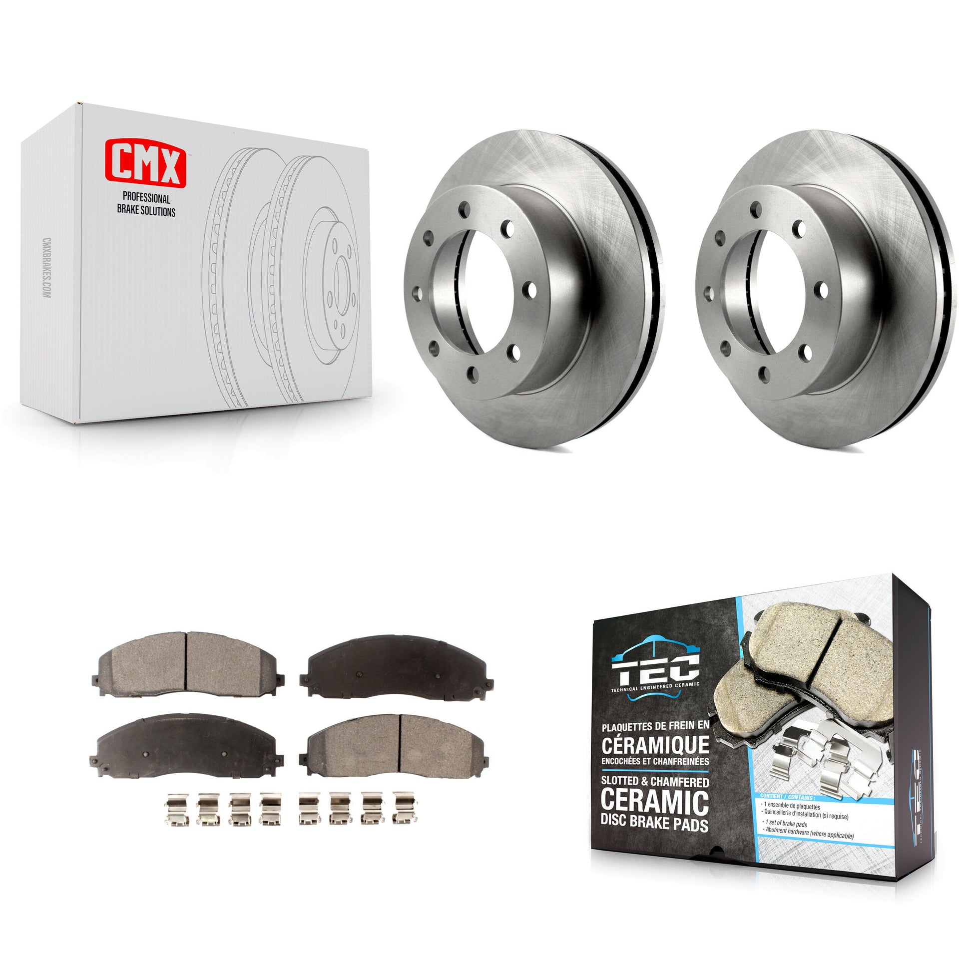 Transit Auto K8T-104150 Disc Brake Kit for 2013 Ford F-250 Super Duty - Front product image