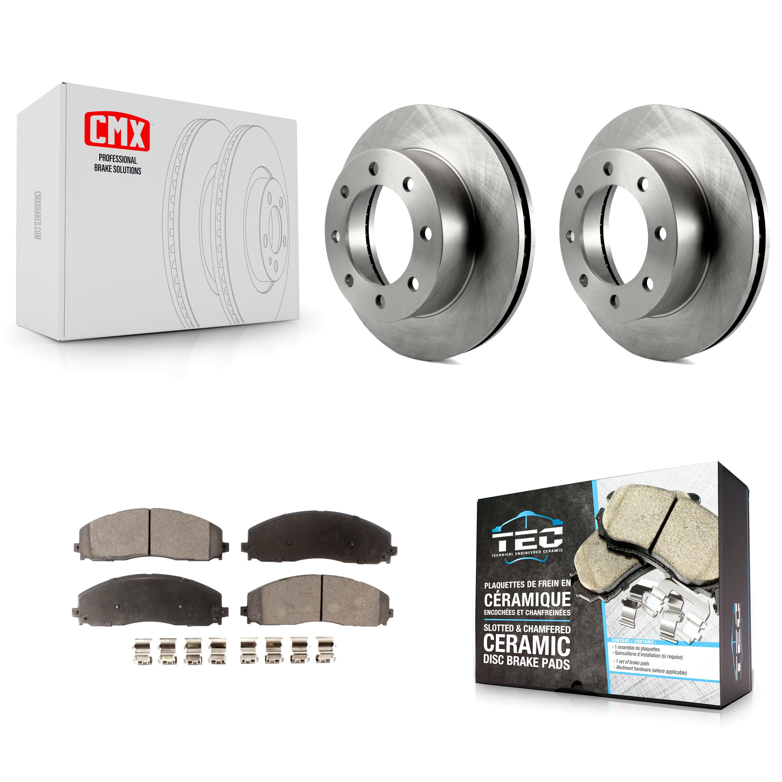 Transit Auto K8T-104150 Disc Brake Kit for 2013 Ford F-250 Super Duty - Front product image