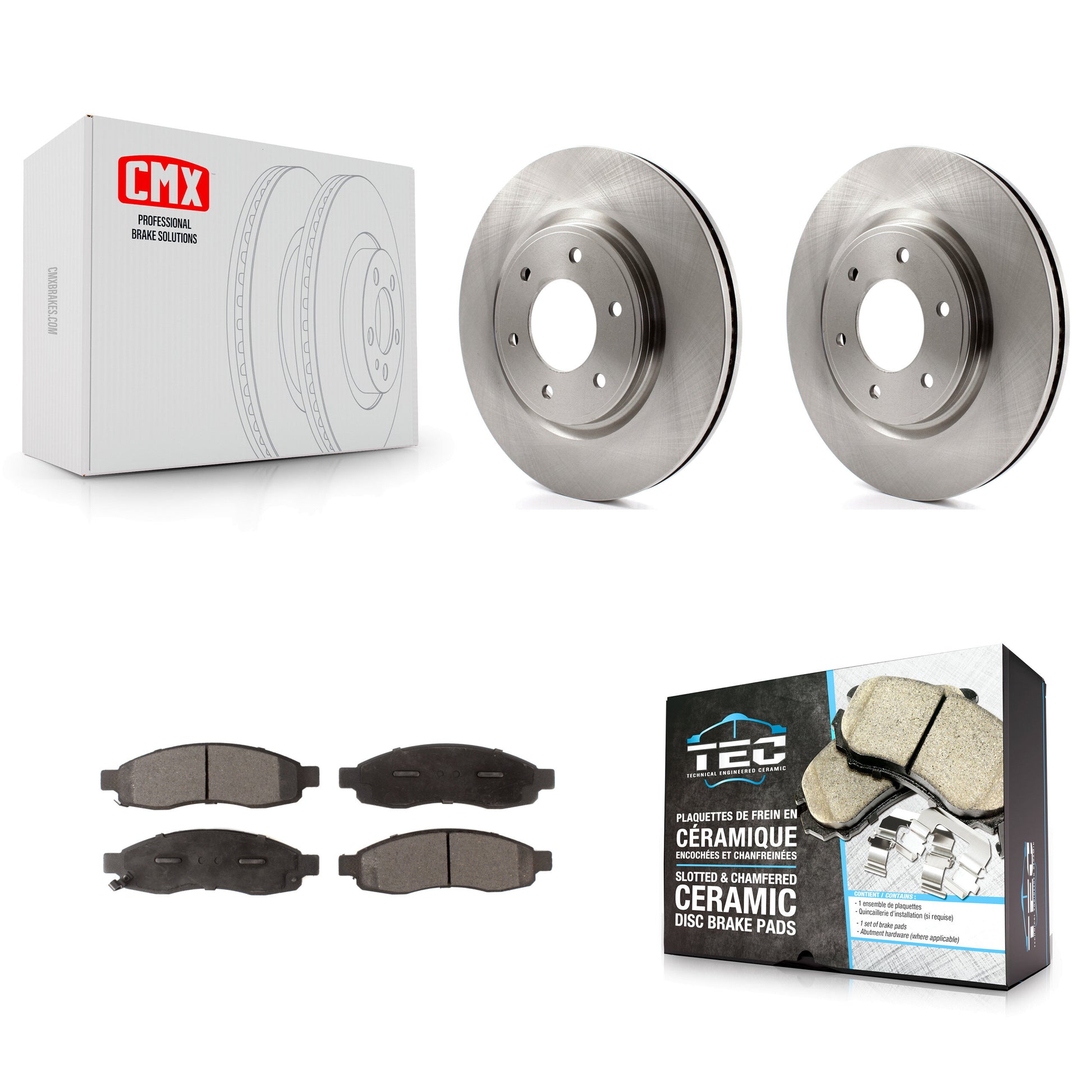 Transit Auto K8T-104154 Disc Brake Kit for 2007 Nissan TITAN - Front product image