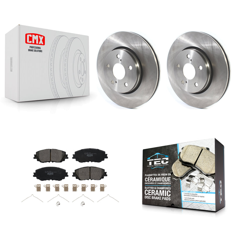 Transit Auto K8T-104155 Disc Brake Kit for 2019 Toyota C-HR - Front product image