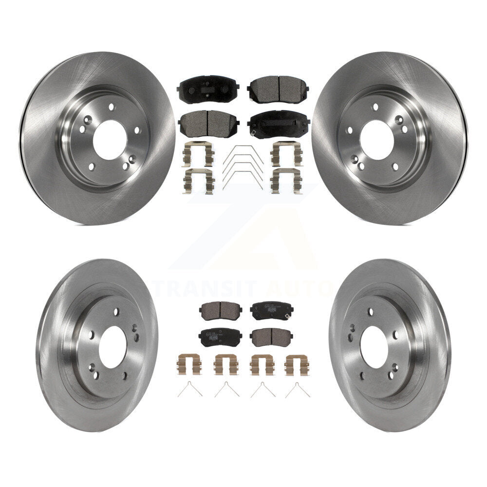 Transit Auto K8T-104160 Disc Brake Kit for 2018-2024 Hyundai Kona, Kia Seltos - Front and Rear product image
