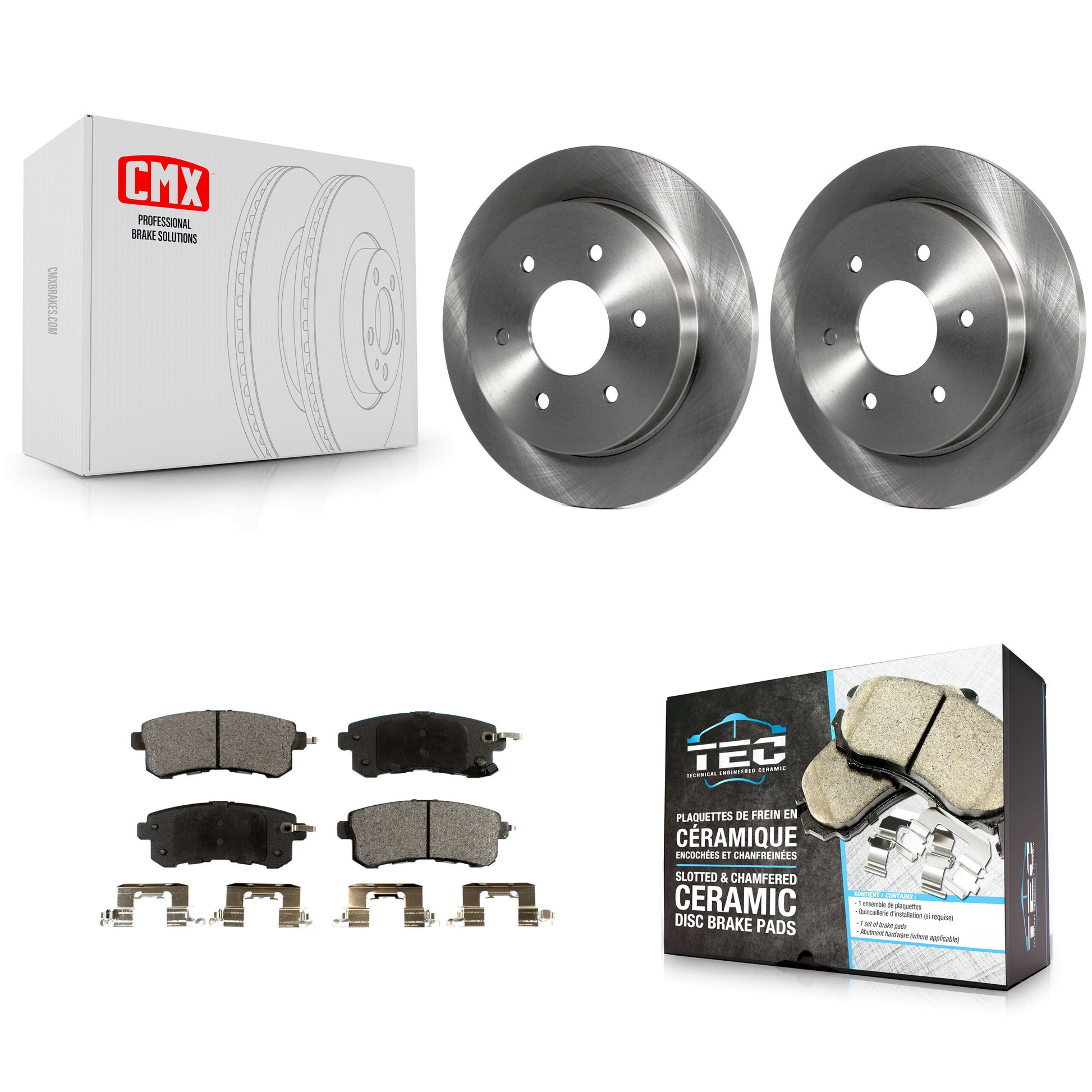 Transit Auto K8T-104188 Disc Brake Kit for 2017-2019 Nissan Armada - Rear product image