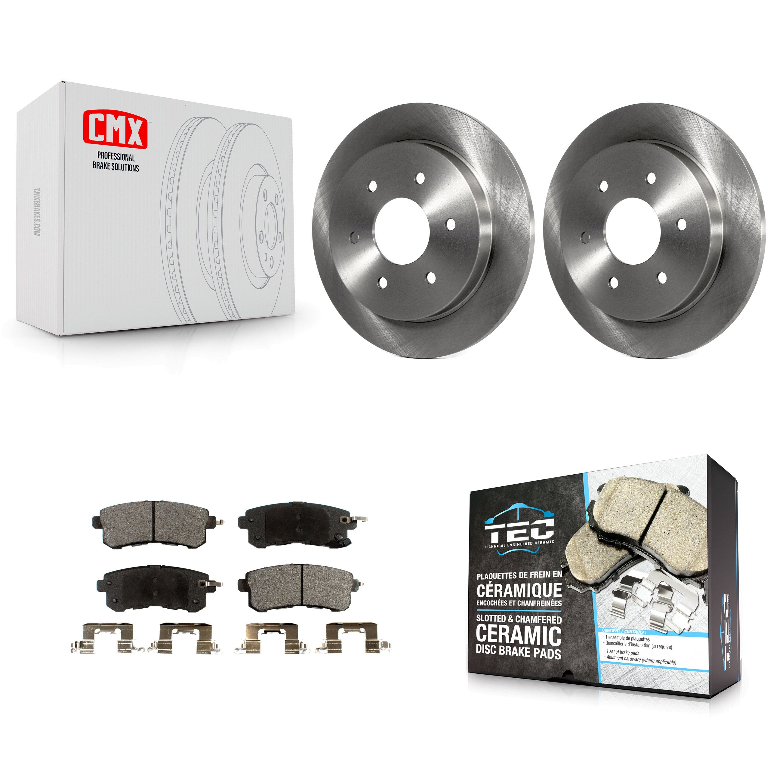 Transit Auto K8T-104188 Disc Brake Kit for 2017-2019 Nissan Armada - Rear product image