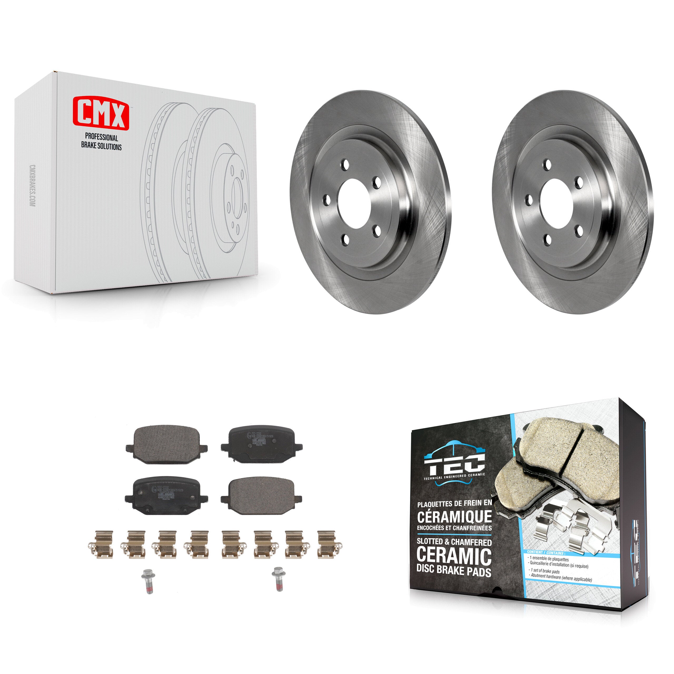 Transit Auto K8T-104190 Disc Brake Kit for 2022-2024 Ford Explorer - Rear product image