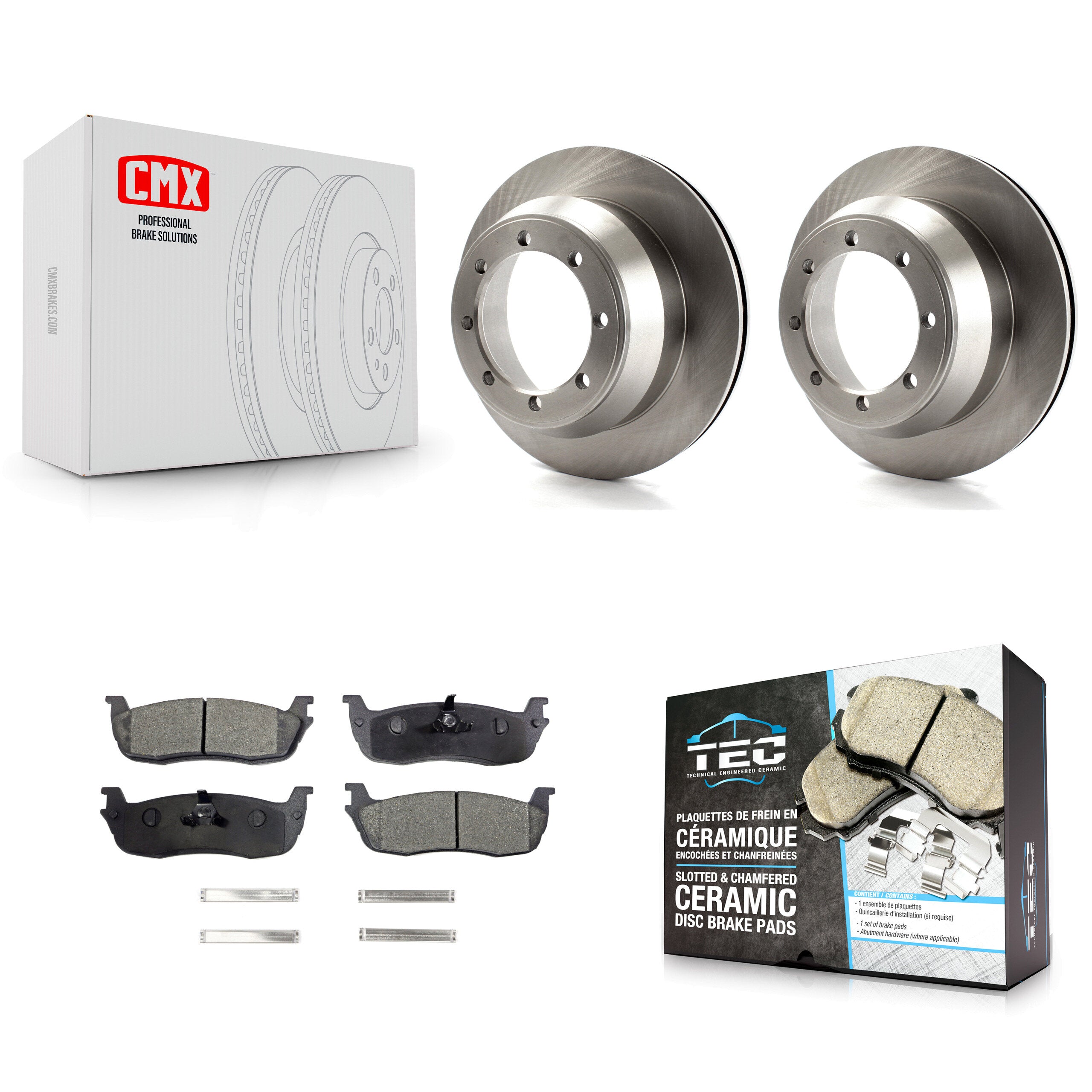 Transit Auto K8T-104193 Disc Brake Kit for 2001-2003 Ford F-150 - Rear product image