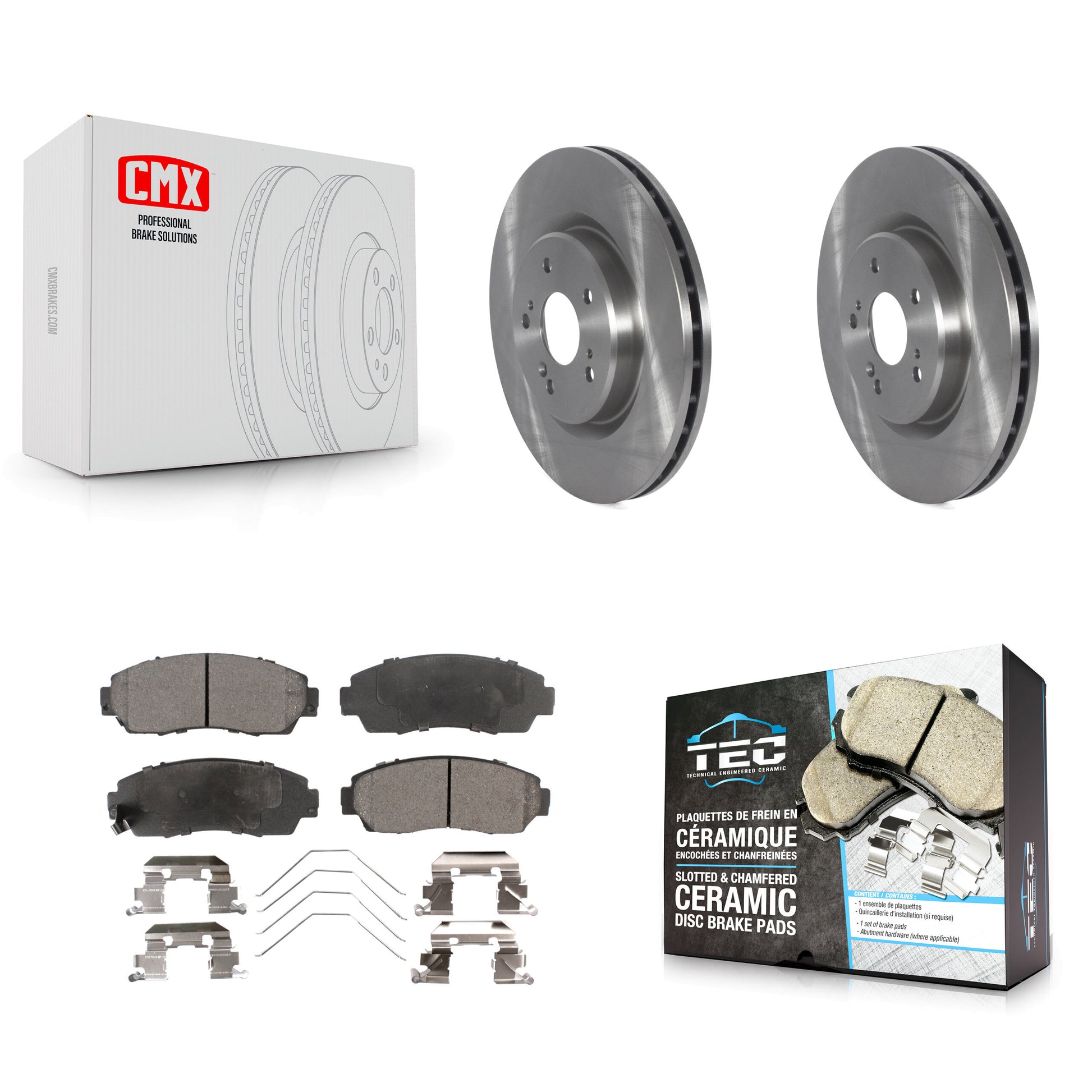 Transit Auto K8T-104217 Disc Brake Kit for 2019-2024 Acura RDX - Front product image