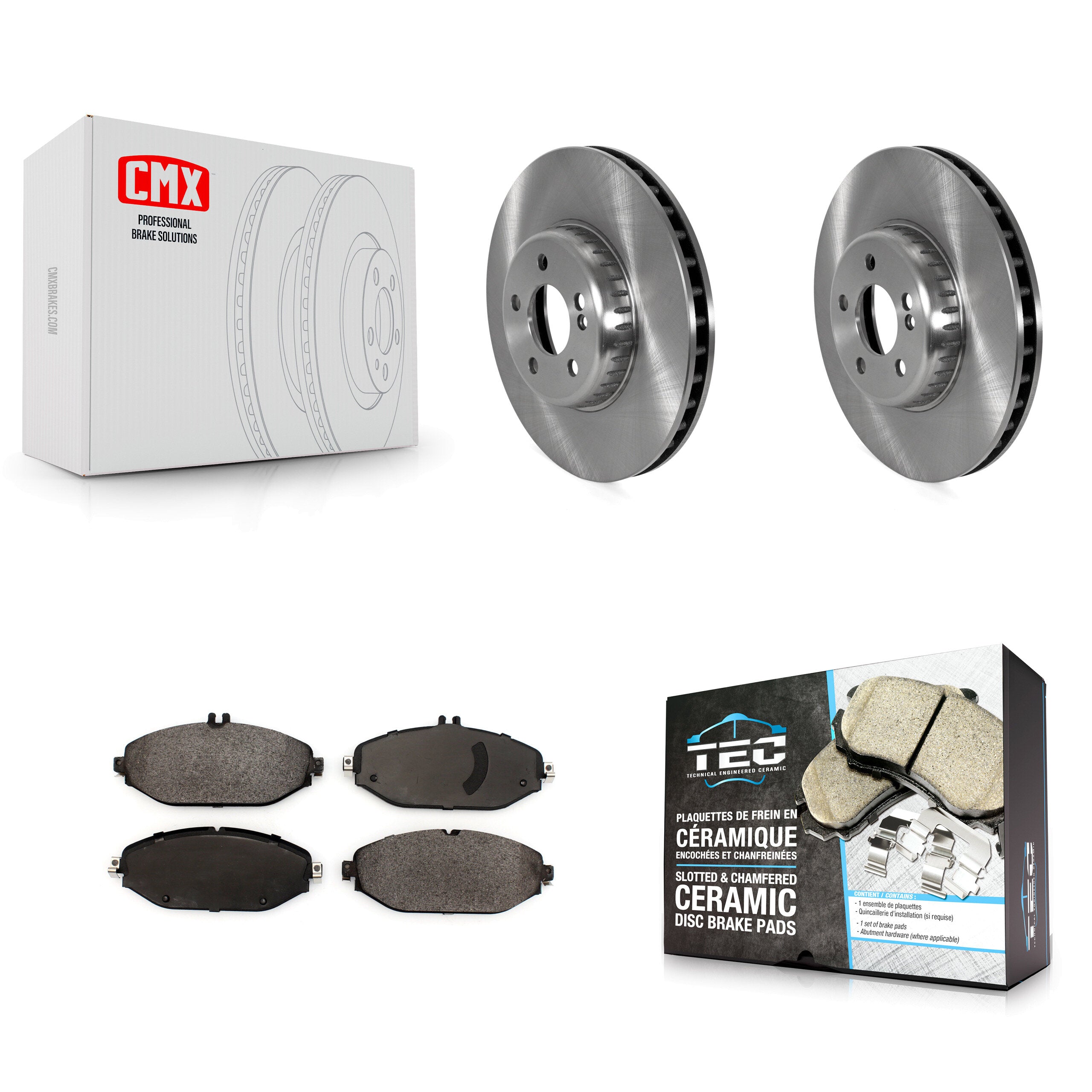 Transit Auto K8T-104218 Disc Brake Kit for 2015-2021 Mercedes-Benz C300 - Front product image
