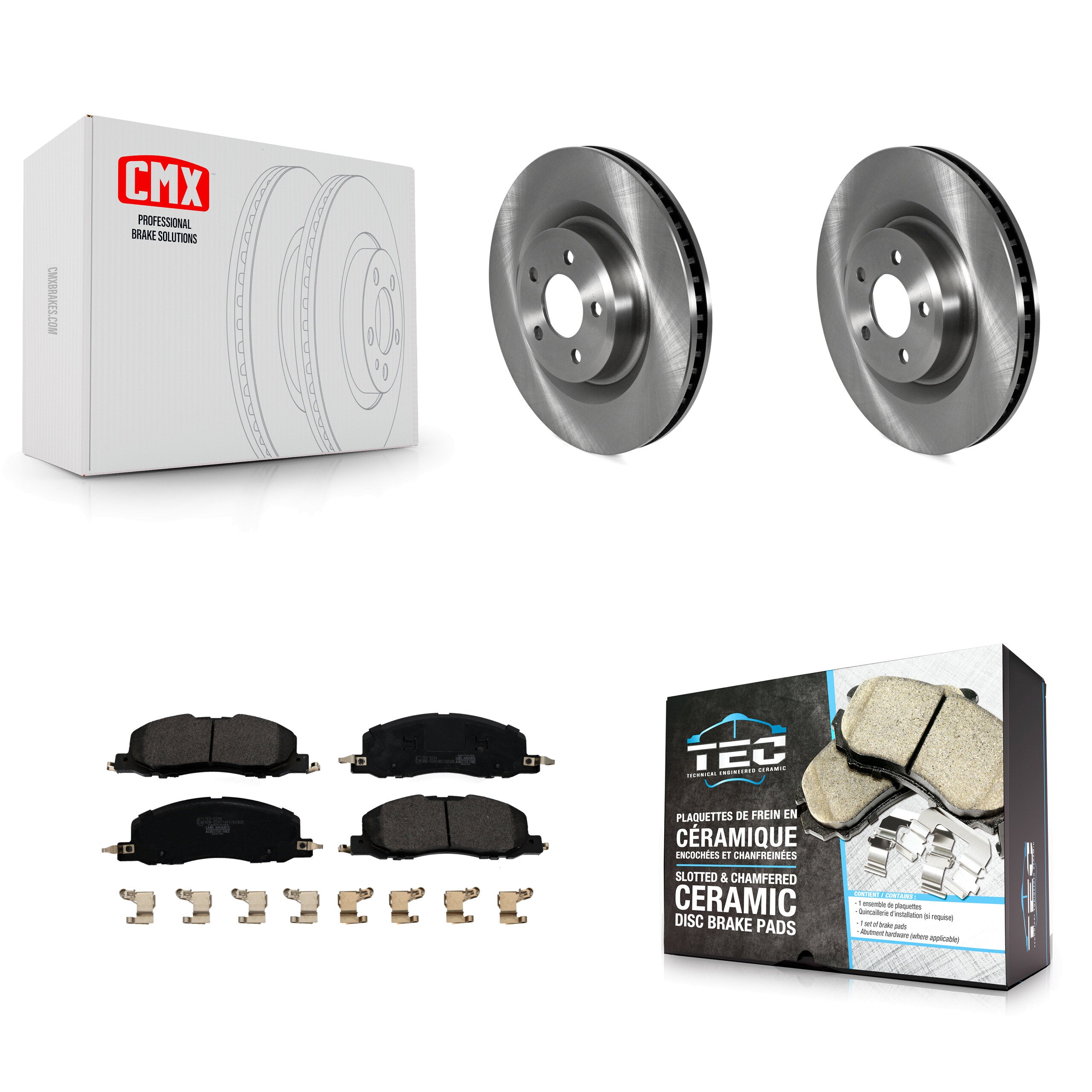 Transit Auto K8T-104220 Disc Brake Kit for 2020-2023 Lincoln Aviator, Ford Explorer - Front product image