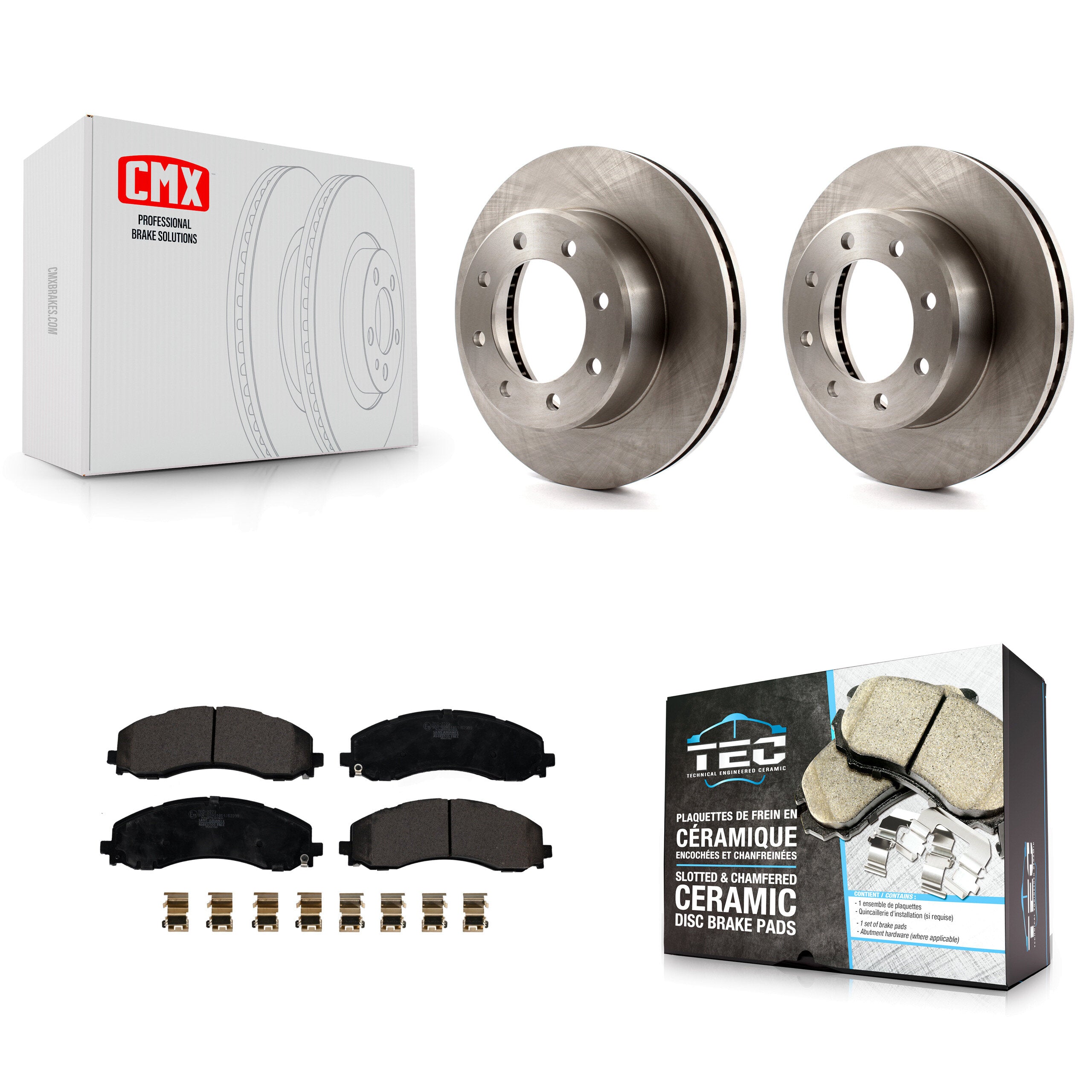 Transit Auto K8T-104226 Disc Brake Kit for 2019-2024 Ram 2500, Ram 3500 - Front product image