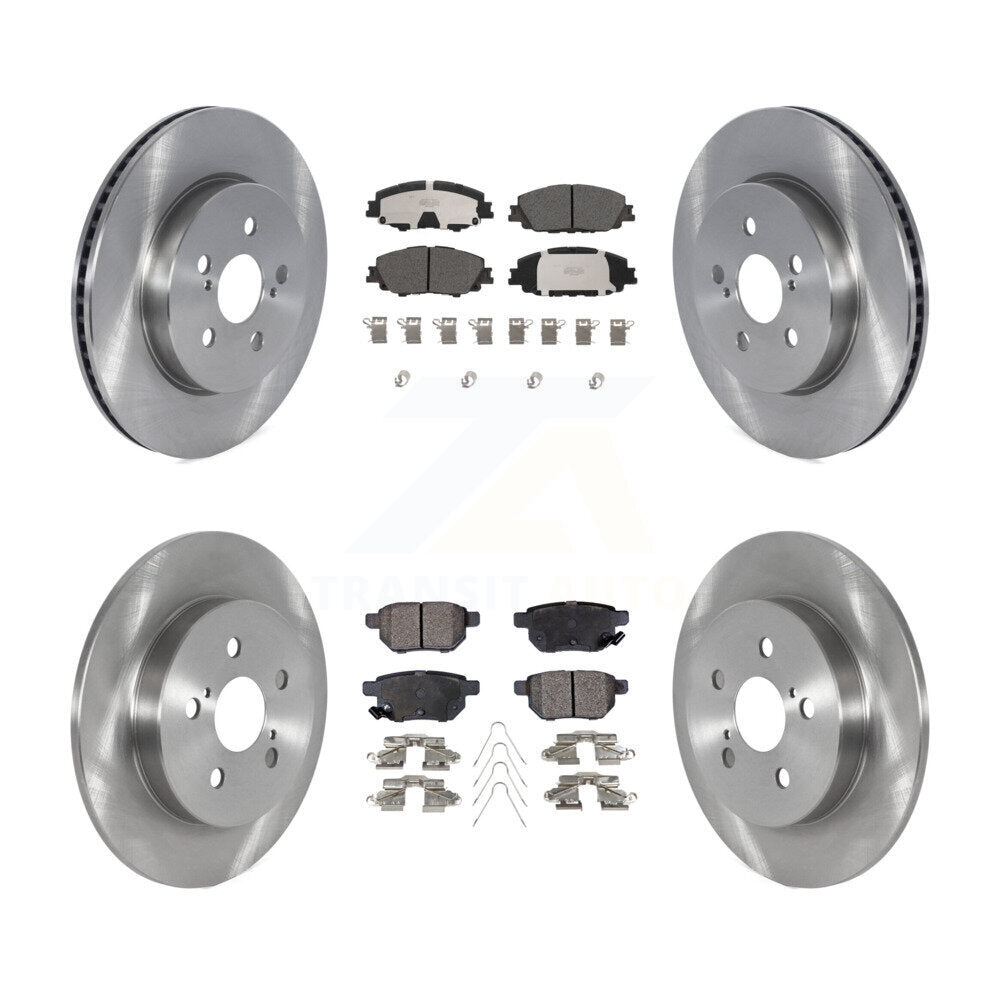 Transit Auto K8T-104240 Disc Brake Kit for 2019 Toyota Corolla - Front and Rear product image