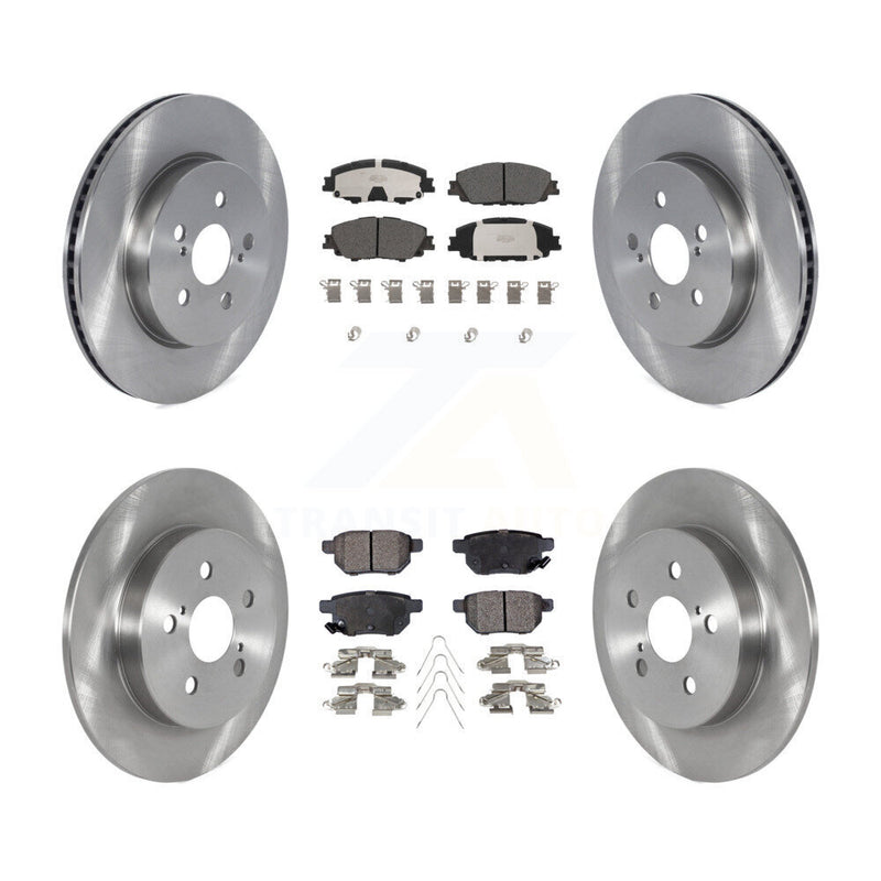 Transit Auto K8T-104240 Disc Brake Kit for 2019 Toyota Corolla - Front and Rear product image