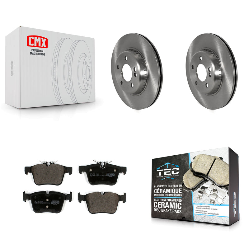 Transit Auto K8T-104270 Disc Brake Kit for 2015-2021 Mercedes-Benz C300, Mercedes-Benz C350e, Mercedes-Benz C400 - Rear product image