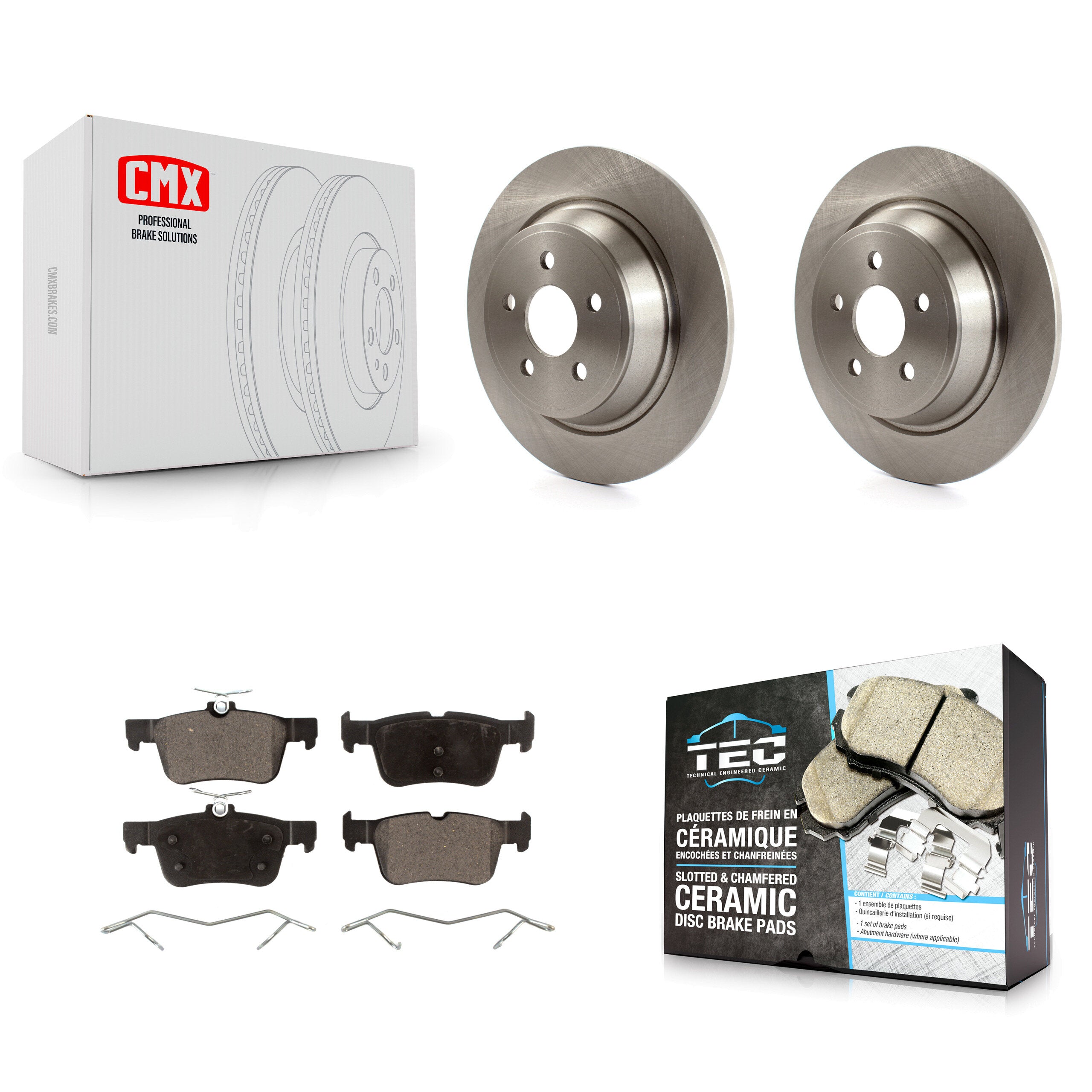 Transit Auto K8T-104276 Disc Brake Kit for 2019-2020 Ford Police Responder Hybrid - Rear product image