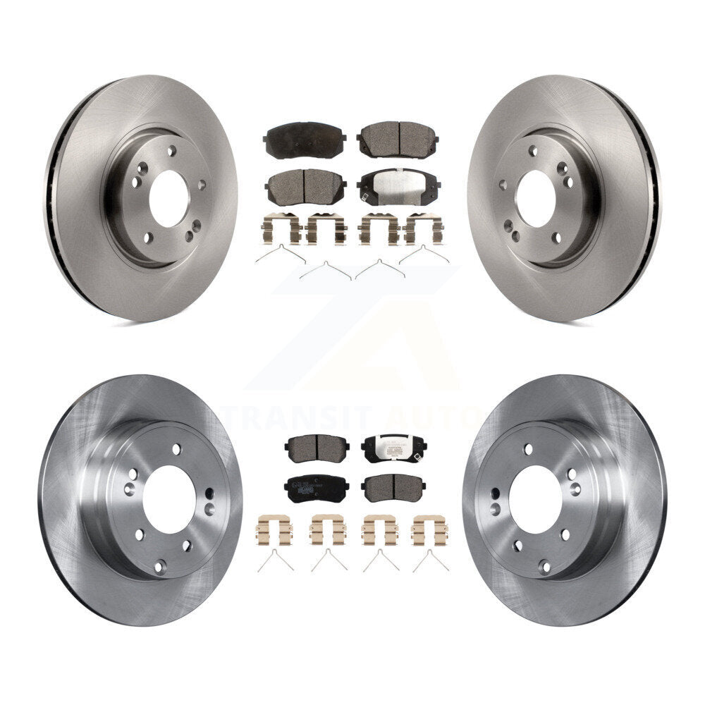 Transit Auto K8T-104314 Disc Brake Kit for 2016 Hyundai Sonata - Front and Rear product image