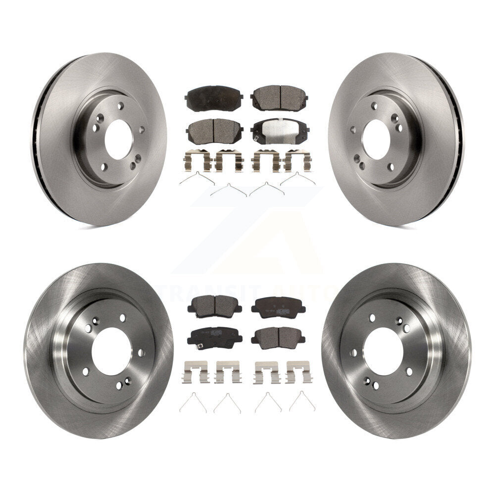 Transit Auto K8T-104315 Disc Brake Kit for 2016 Hyundai Sonata - Front and Rear product image